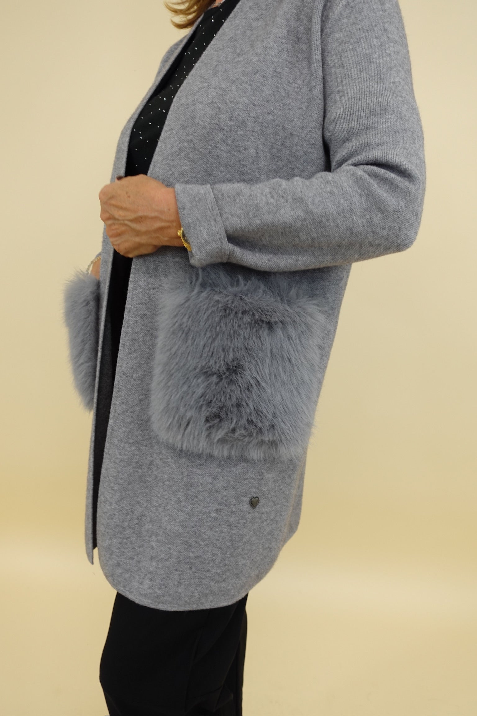 Cardigan Camilla Grigio