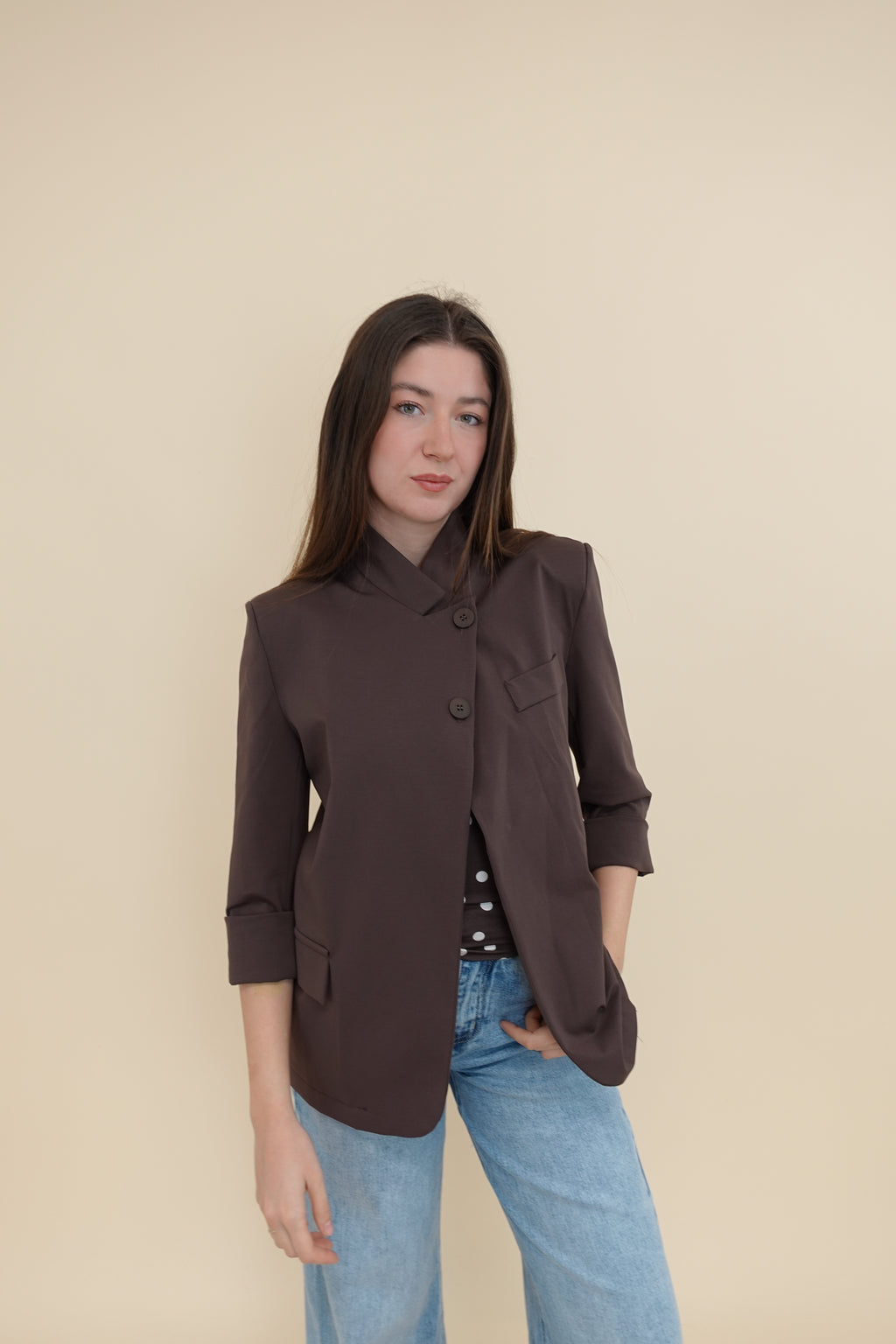 Giacca Shanghai Marrone