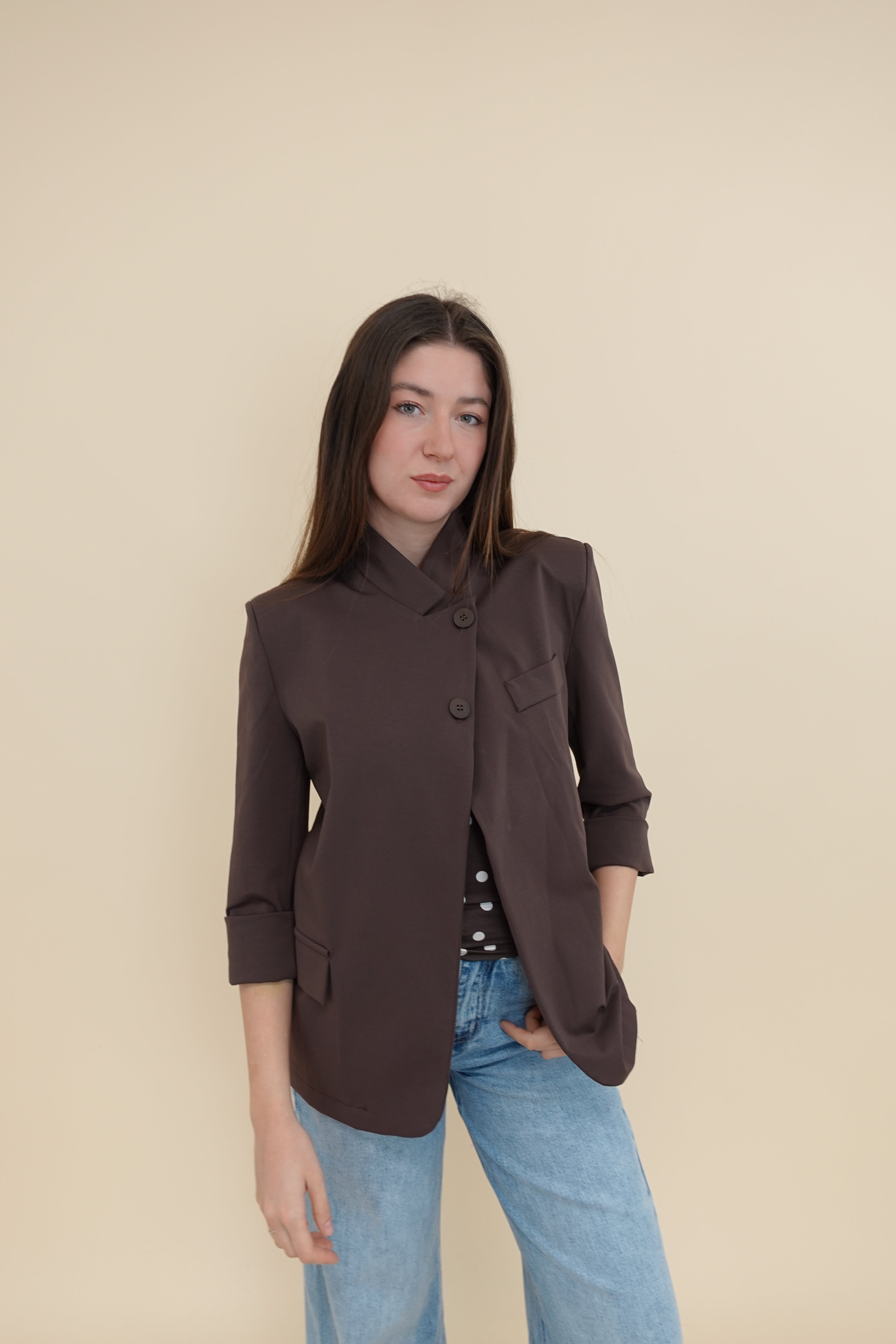 Giacca Shanghai Marrone
