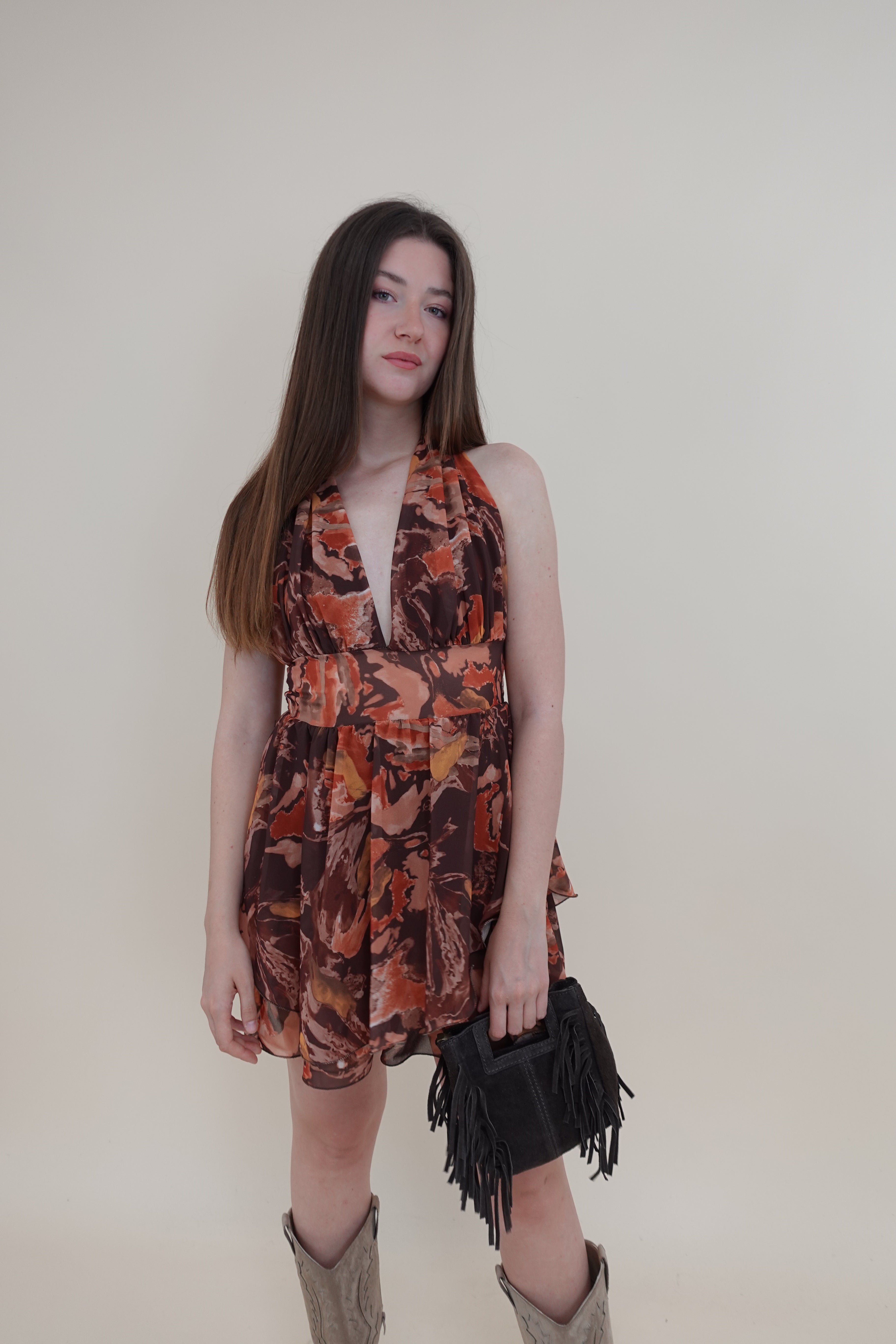Abito Elisa Marrone