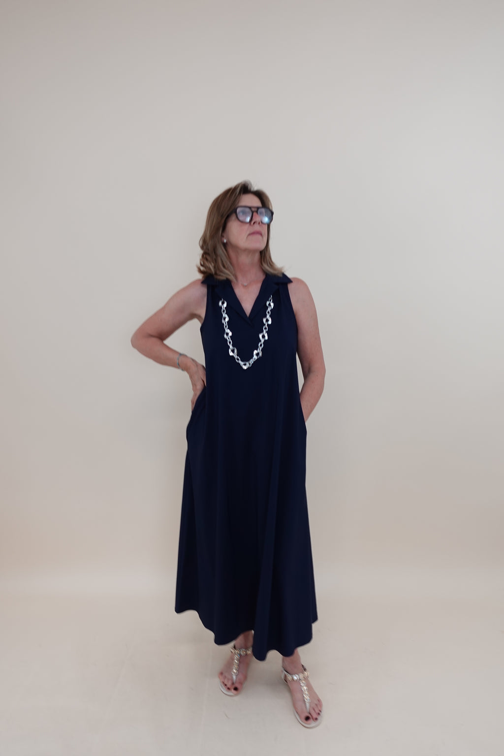 Abito Patrizia Blu