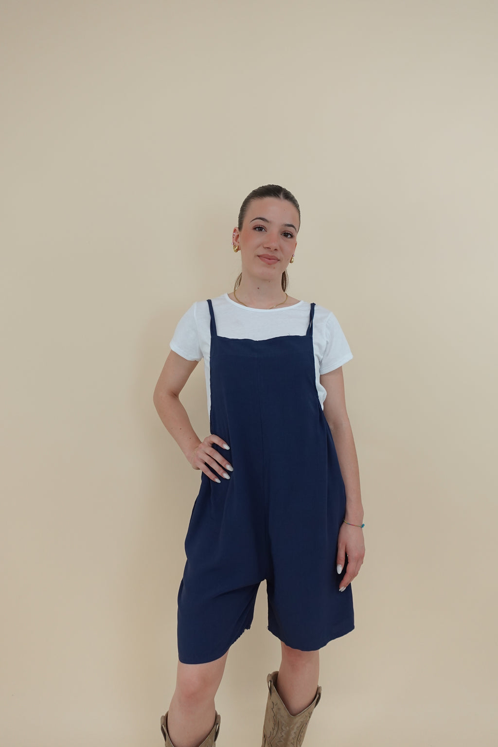 Salopette Blu