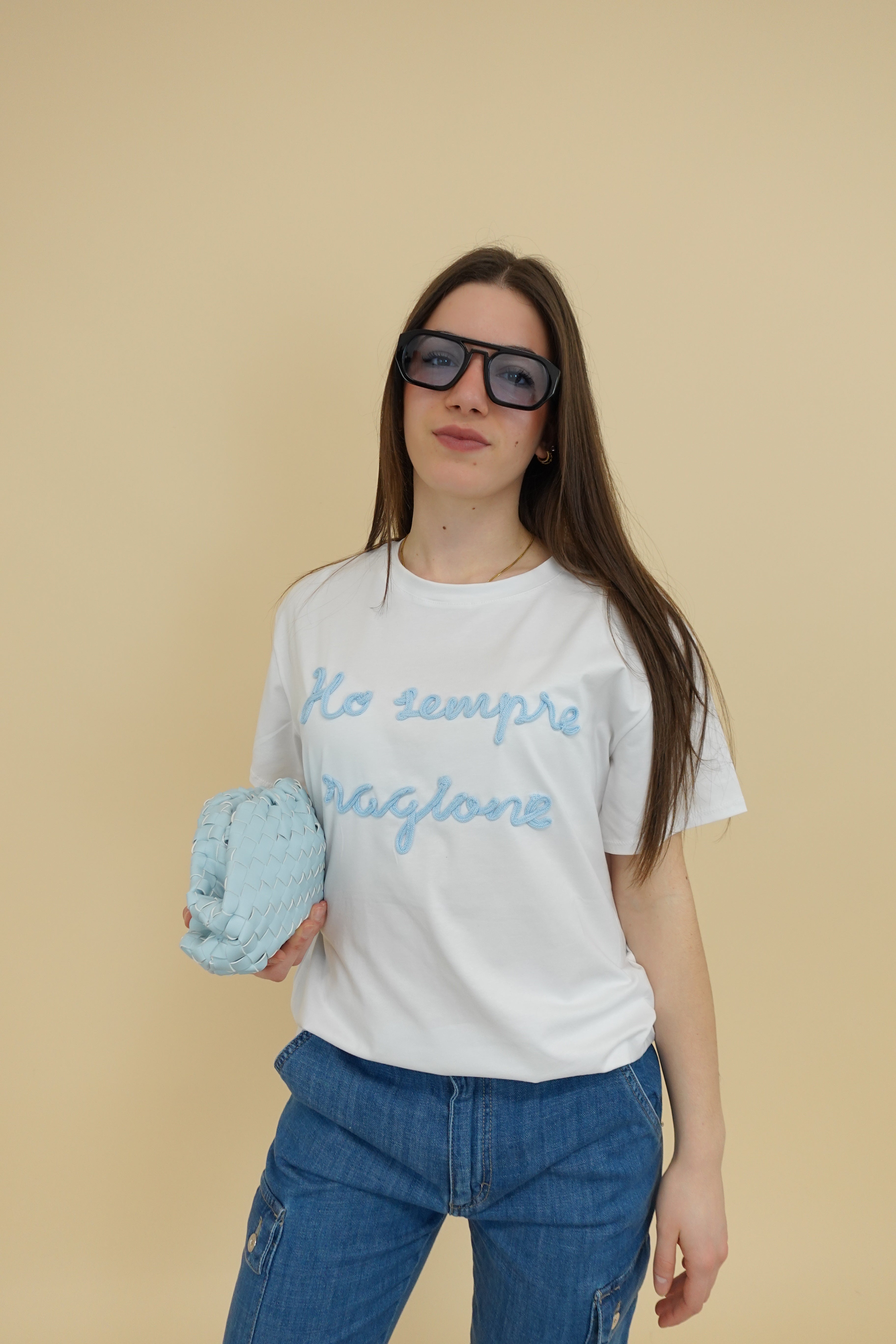 T-shirt "Ho ragione" Azzurra