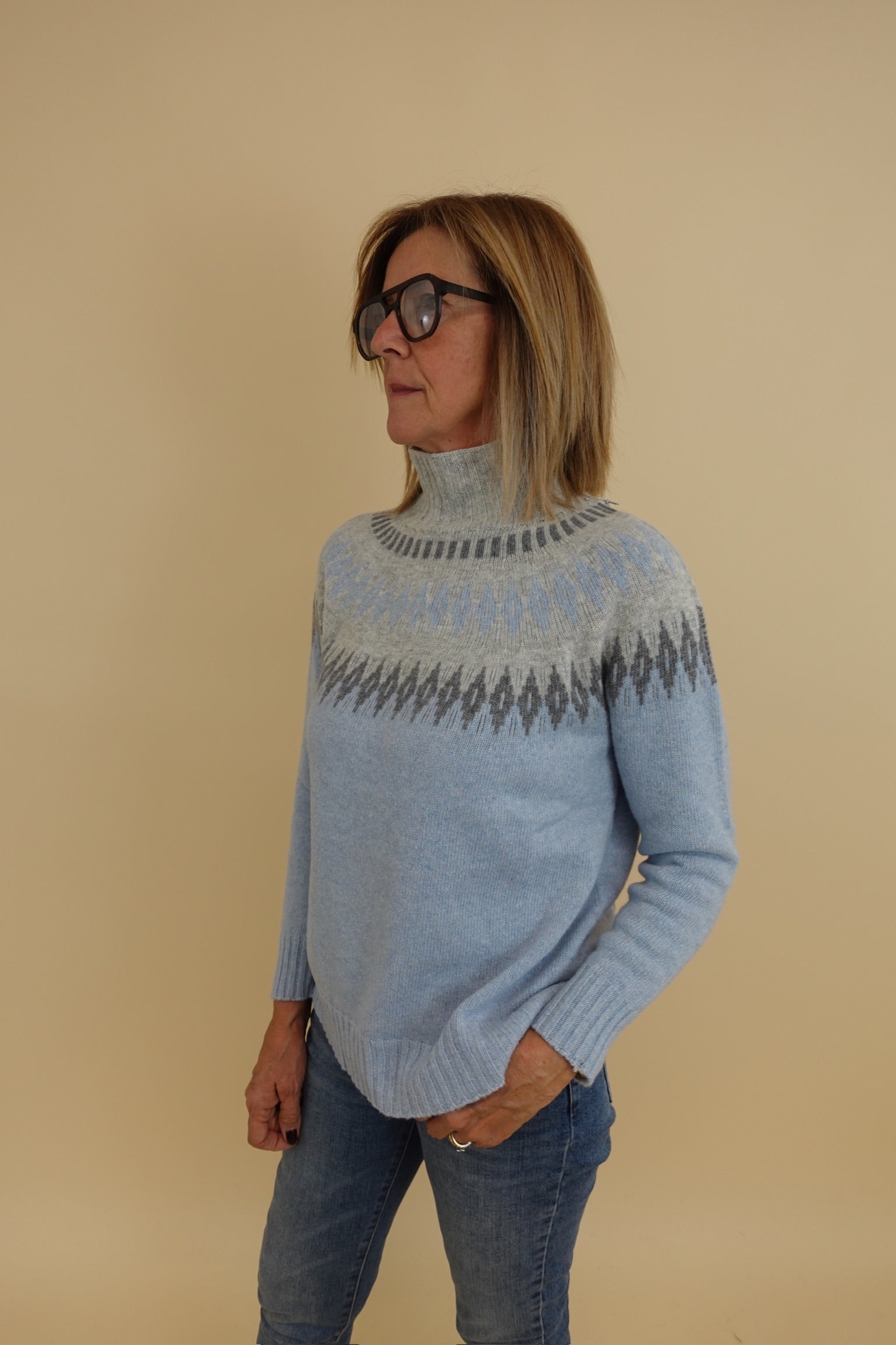 Maglione Ortisei Azzurro