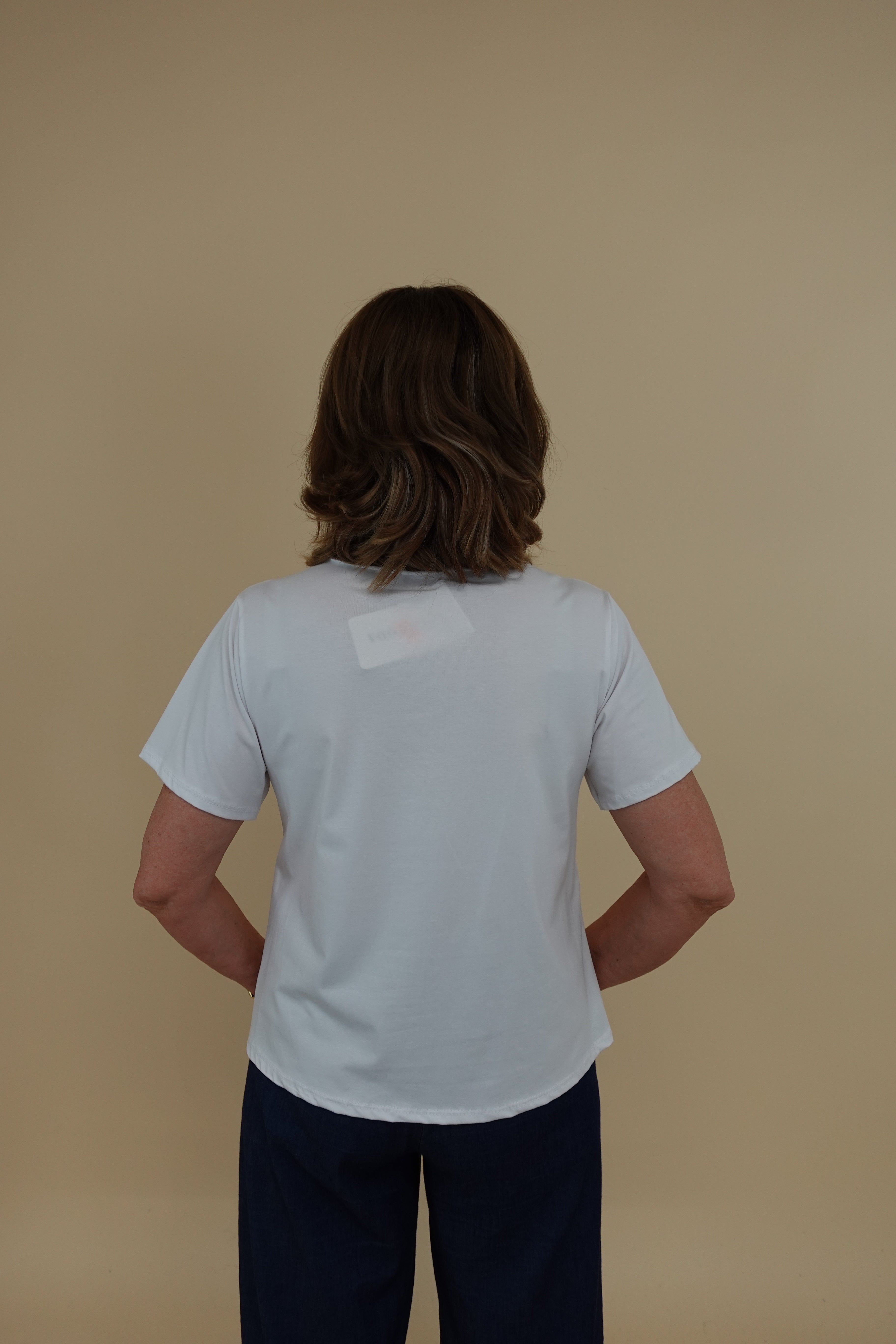 T-shirt Assimmetrica Bianca