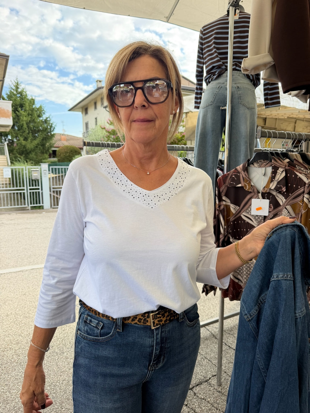 Maglia Evelina Bianca