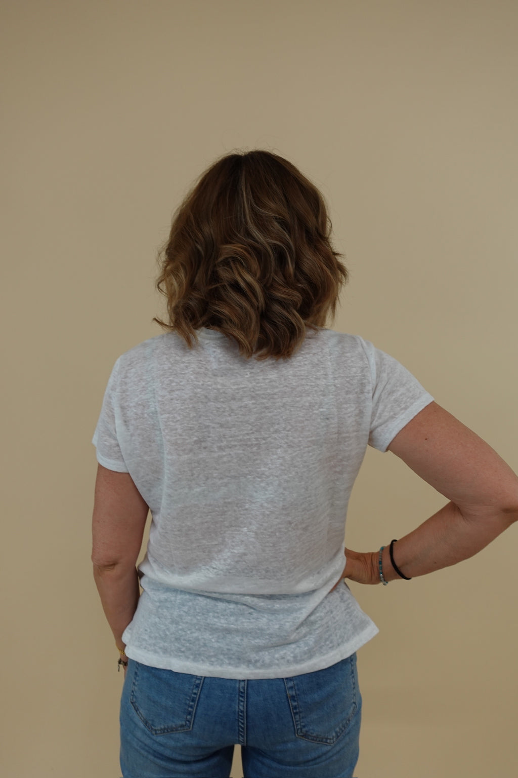 T-shirt Lino Bianco