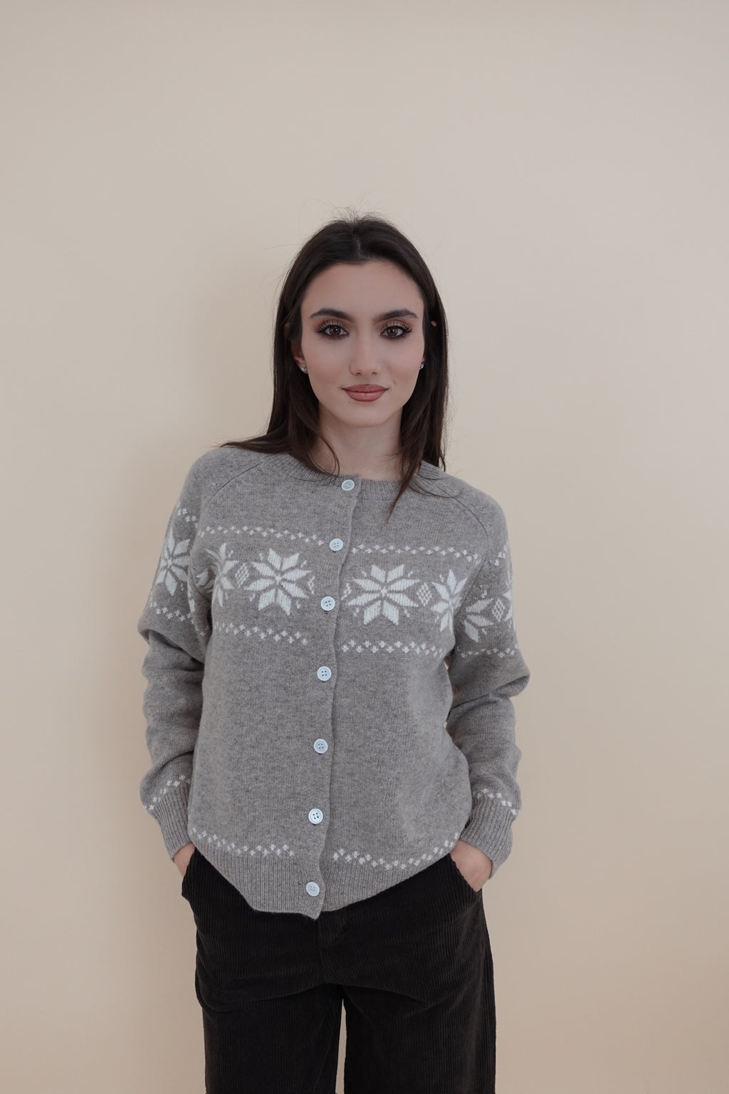 Maglione Cortina Dark Beige