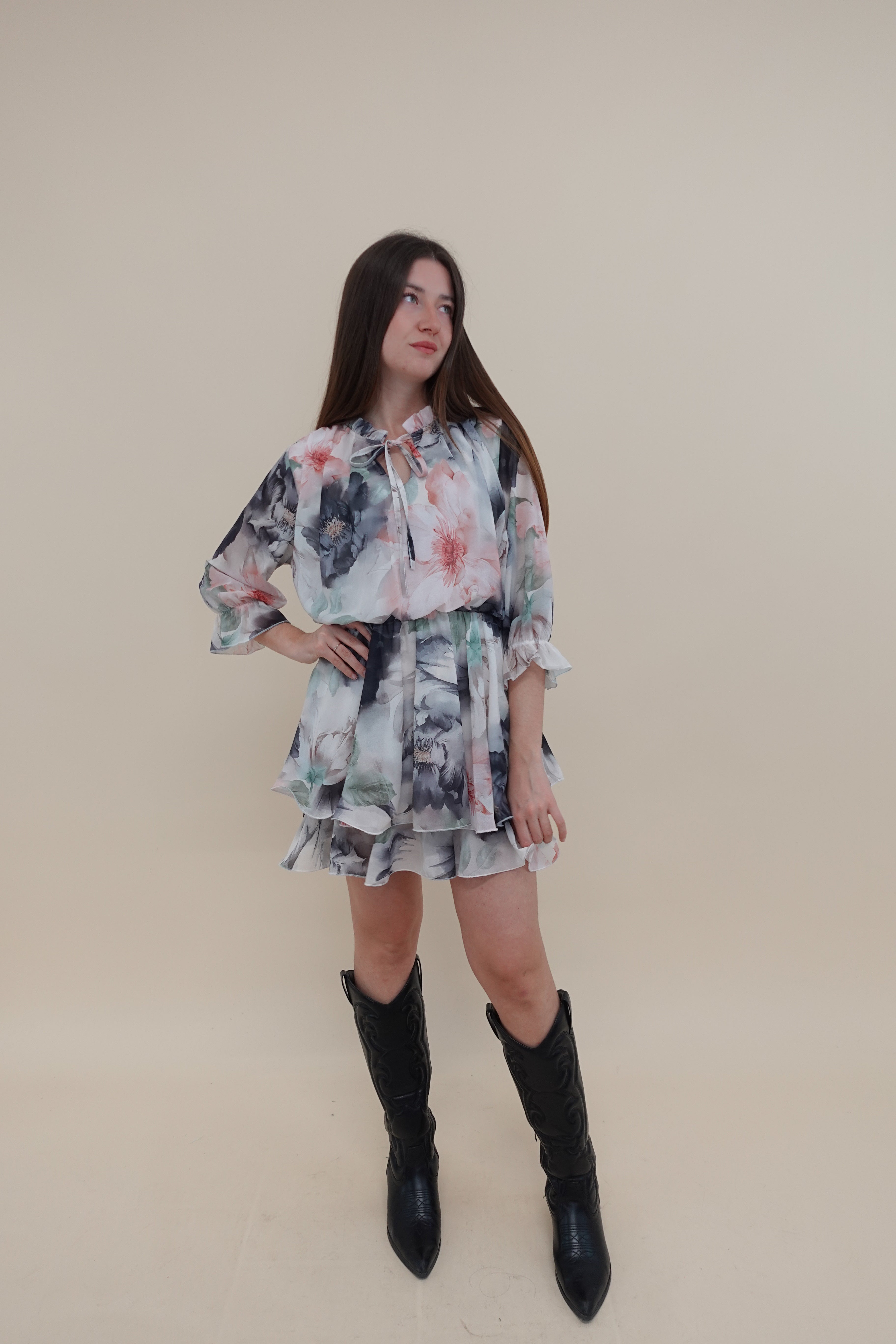 Abito Primavera Nero