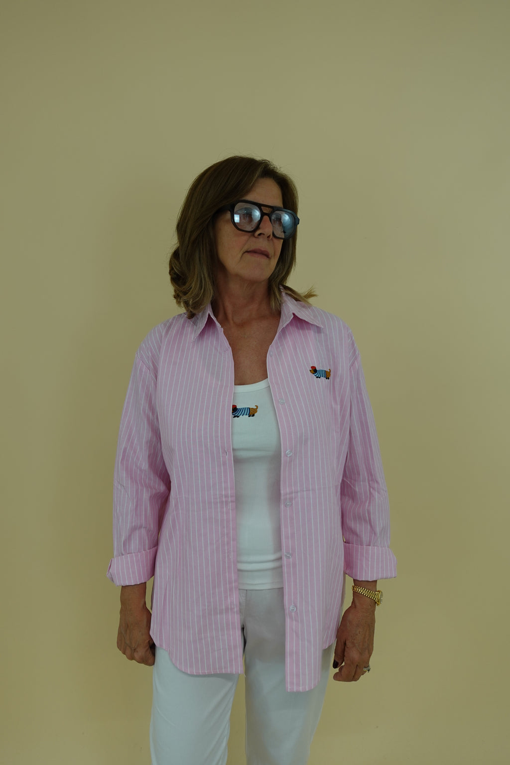 Camicia Bassotto Rosa
