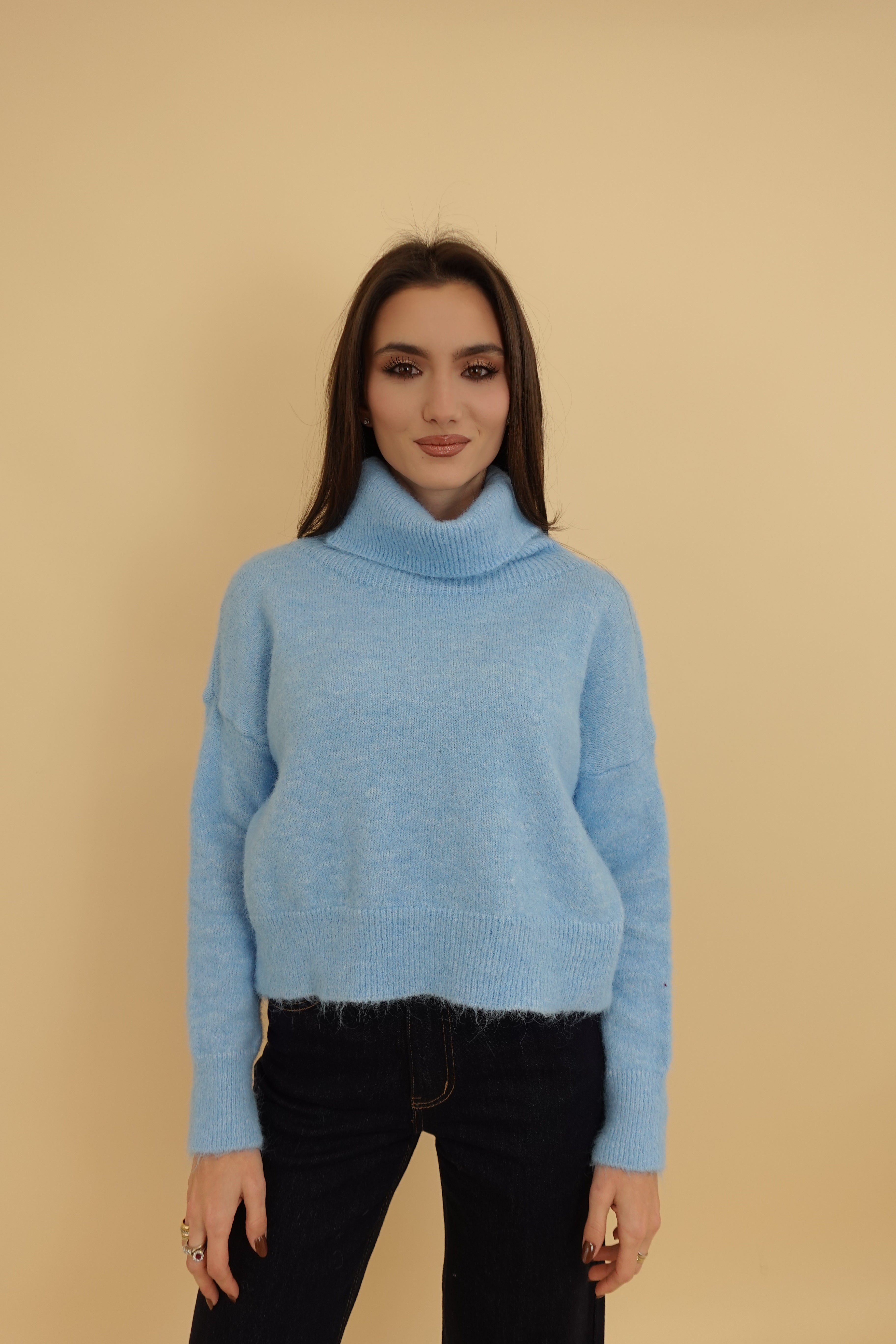 Maglione Total Azzurro