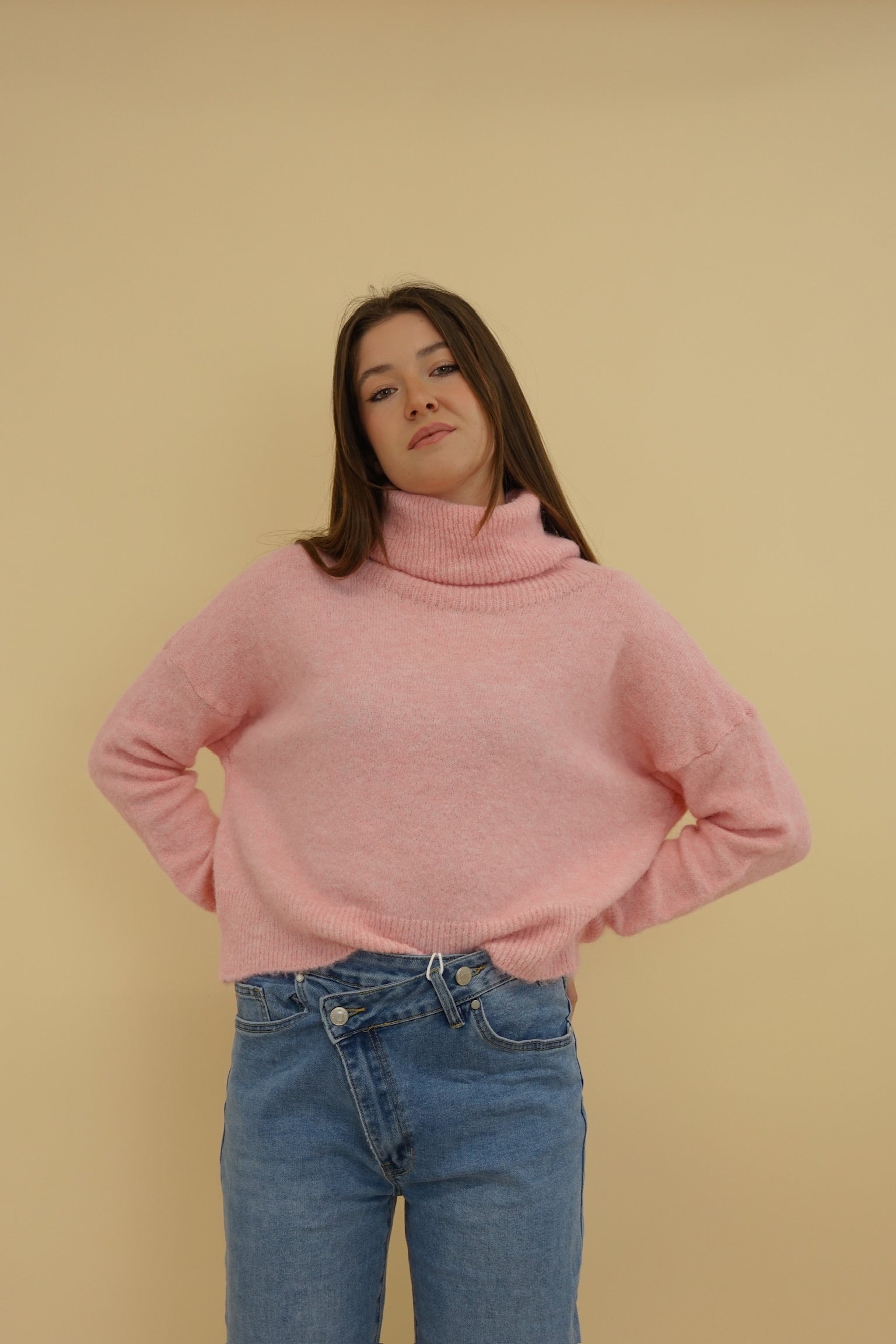 Maglione Total Pink