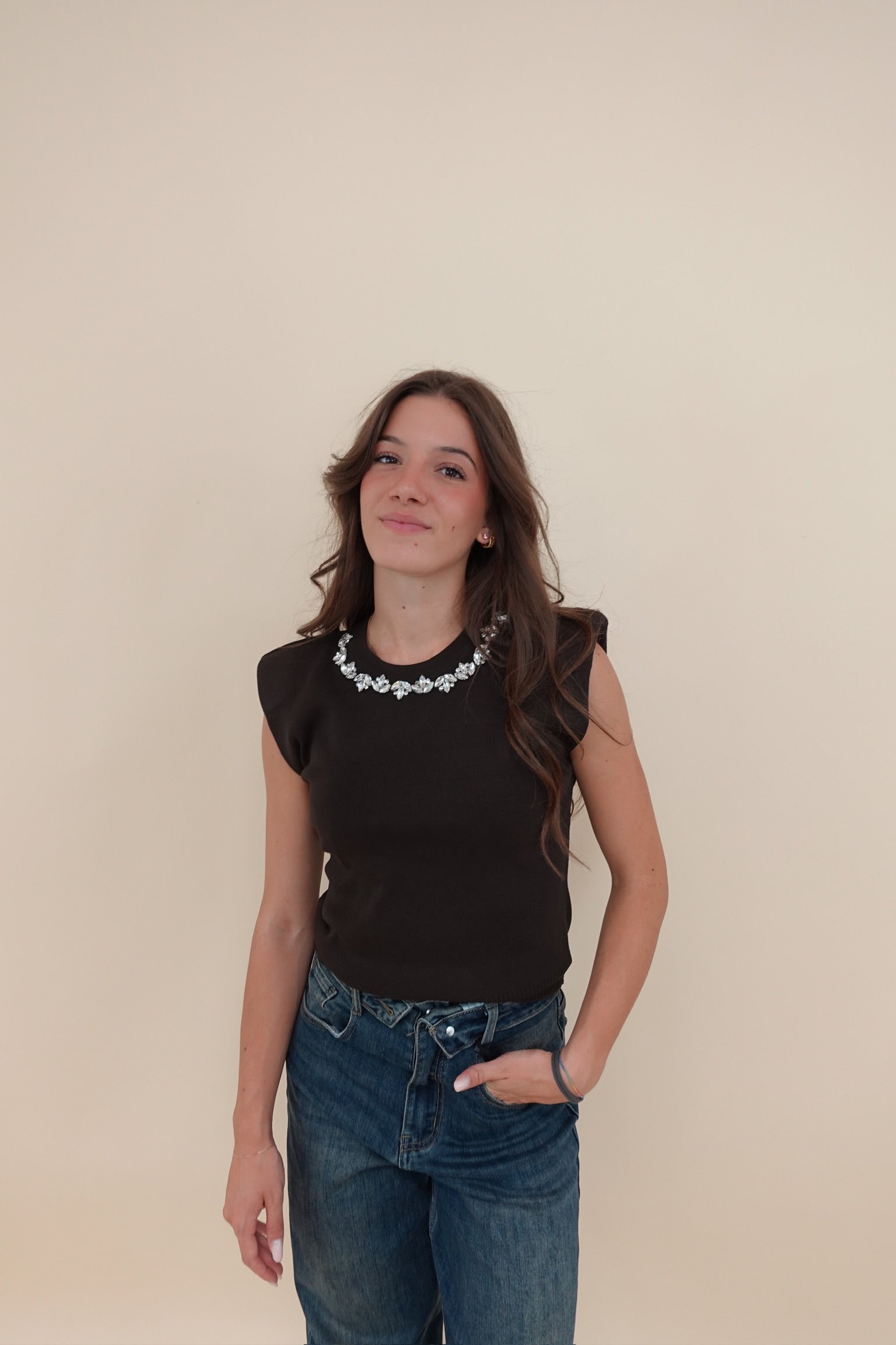 Maglia Brillo Marrone