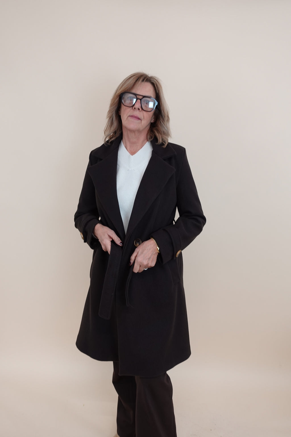 Cappotto Winter Shorts Marrone