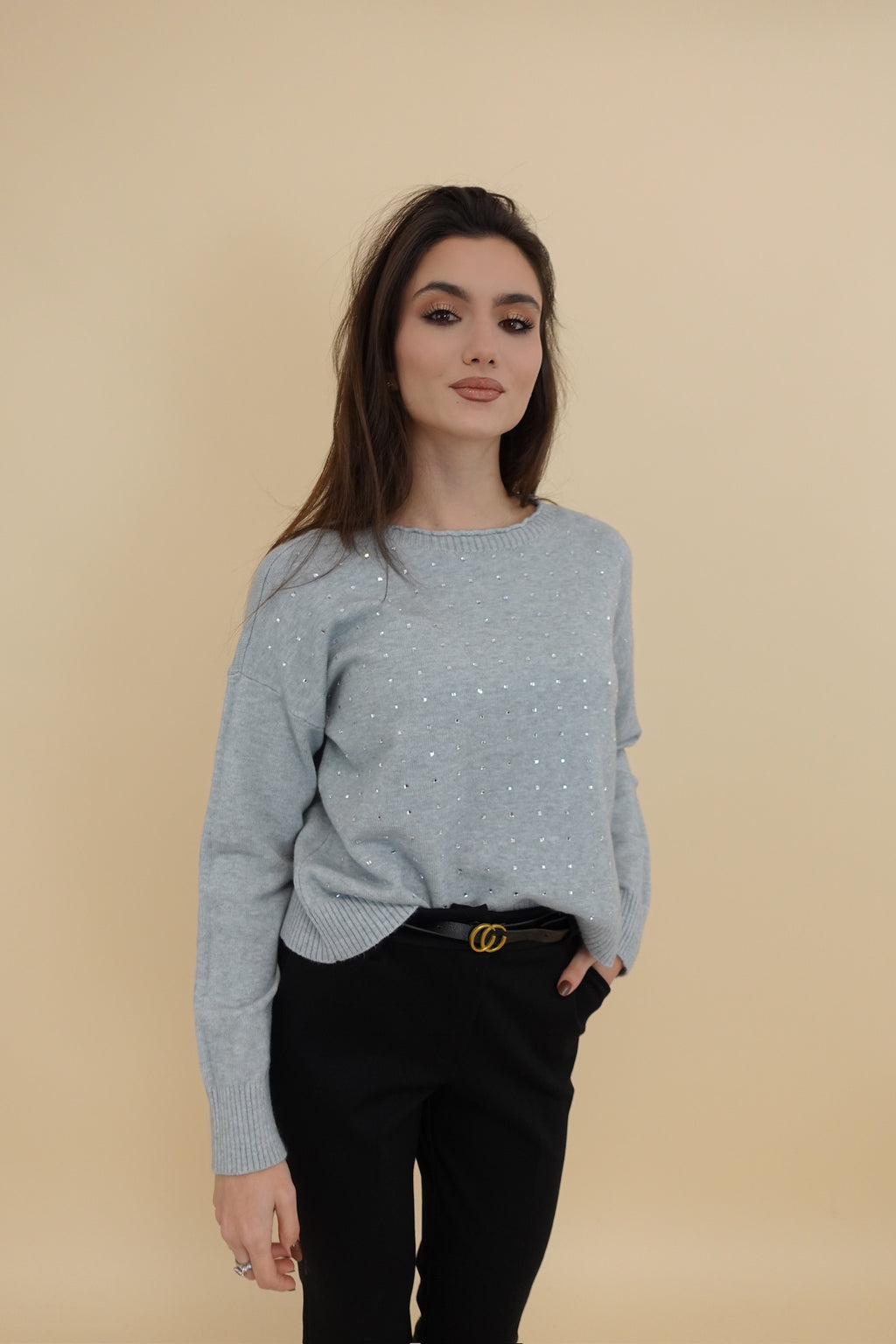 Maglione Samuela Grigio