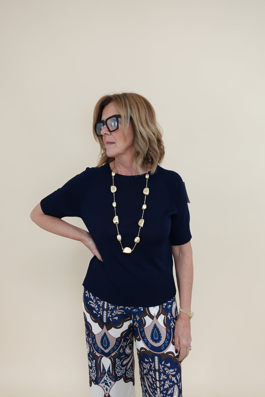 Maglia Monica Blu