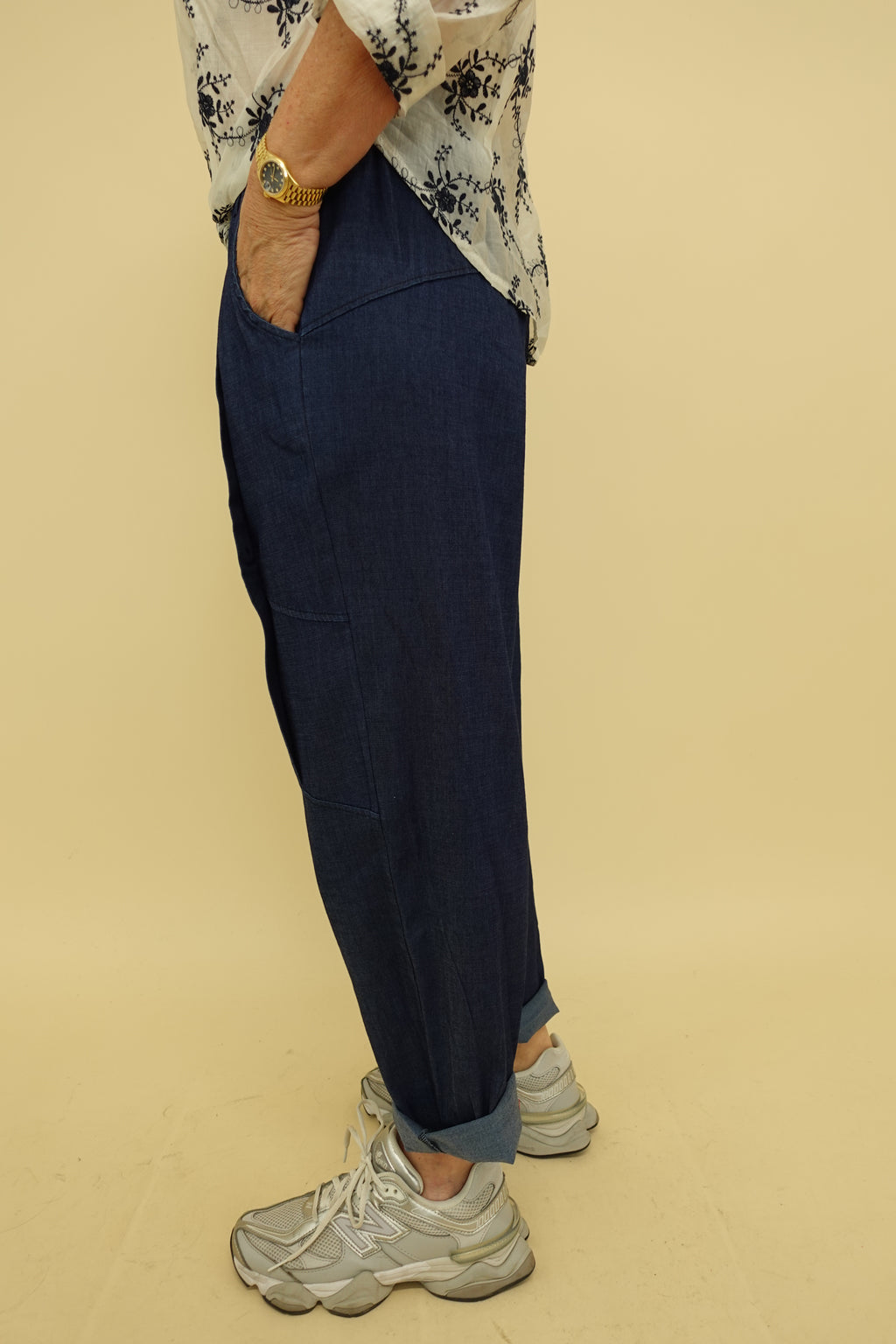 Jeans Bottoni Balloon