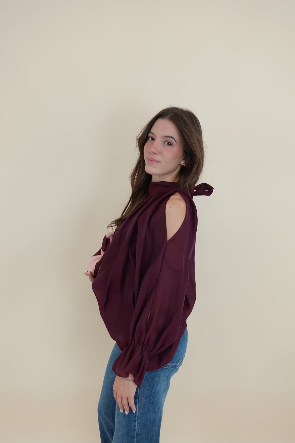 Camicia Camilla Bordeaux