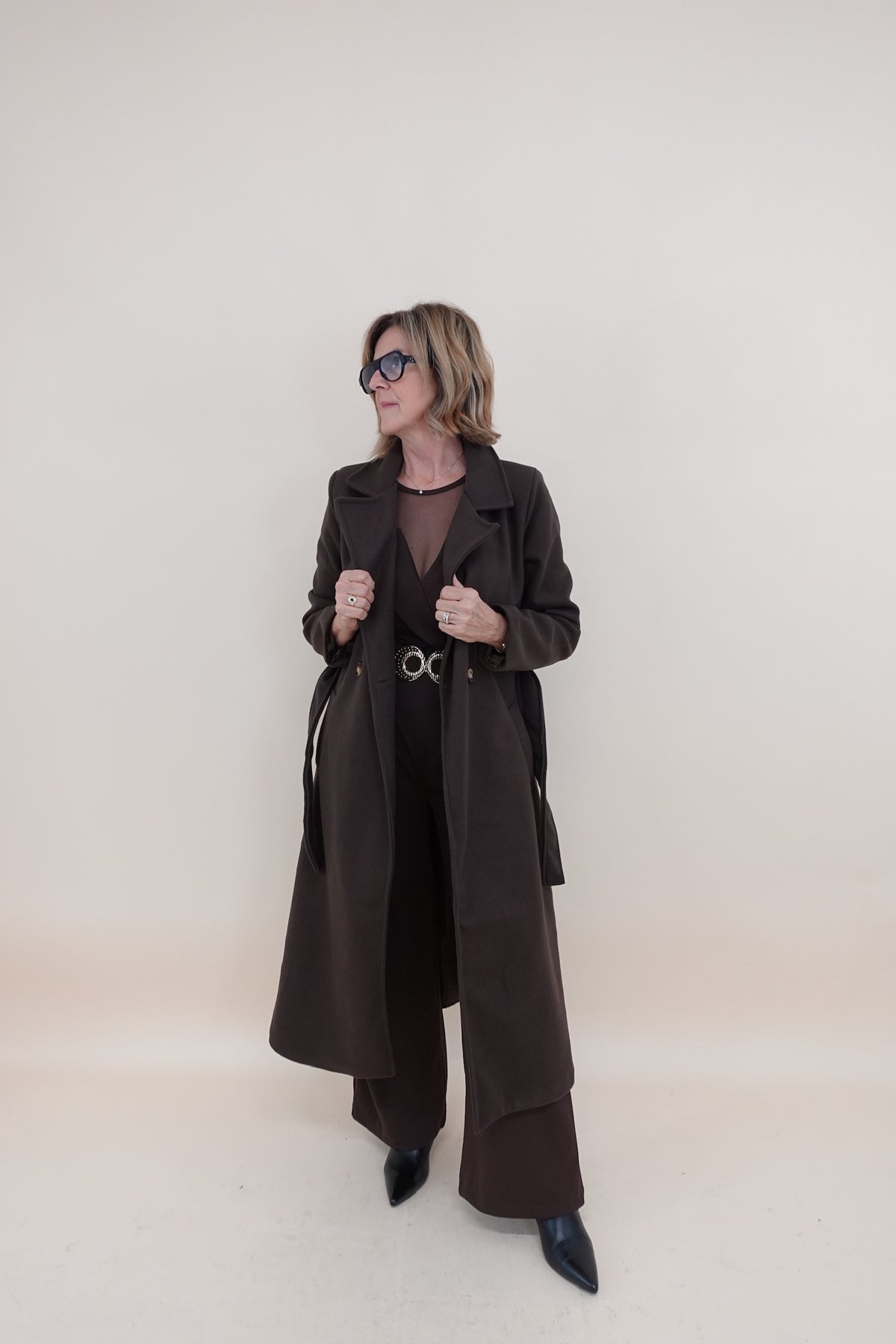 Cappotto Long Marrone