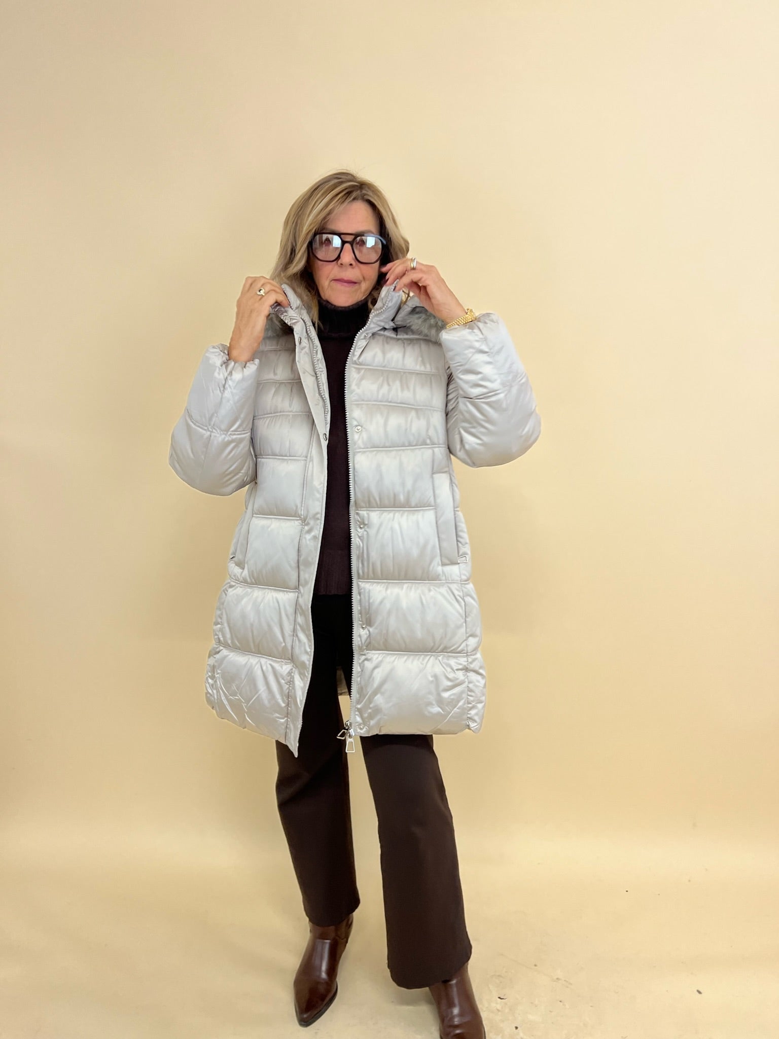 Piumino Lucrezia Beige