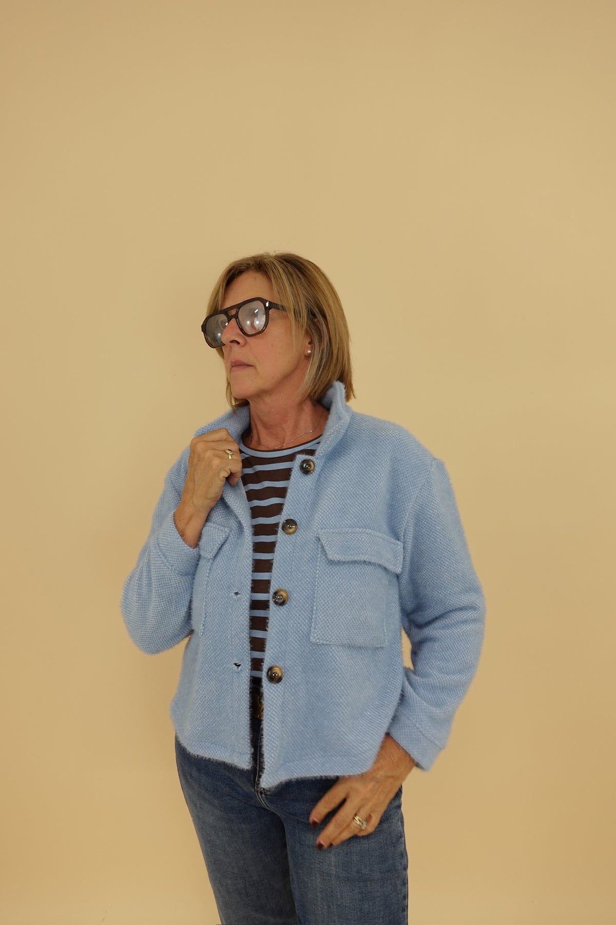 Giacca Federica Azzurro