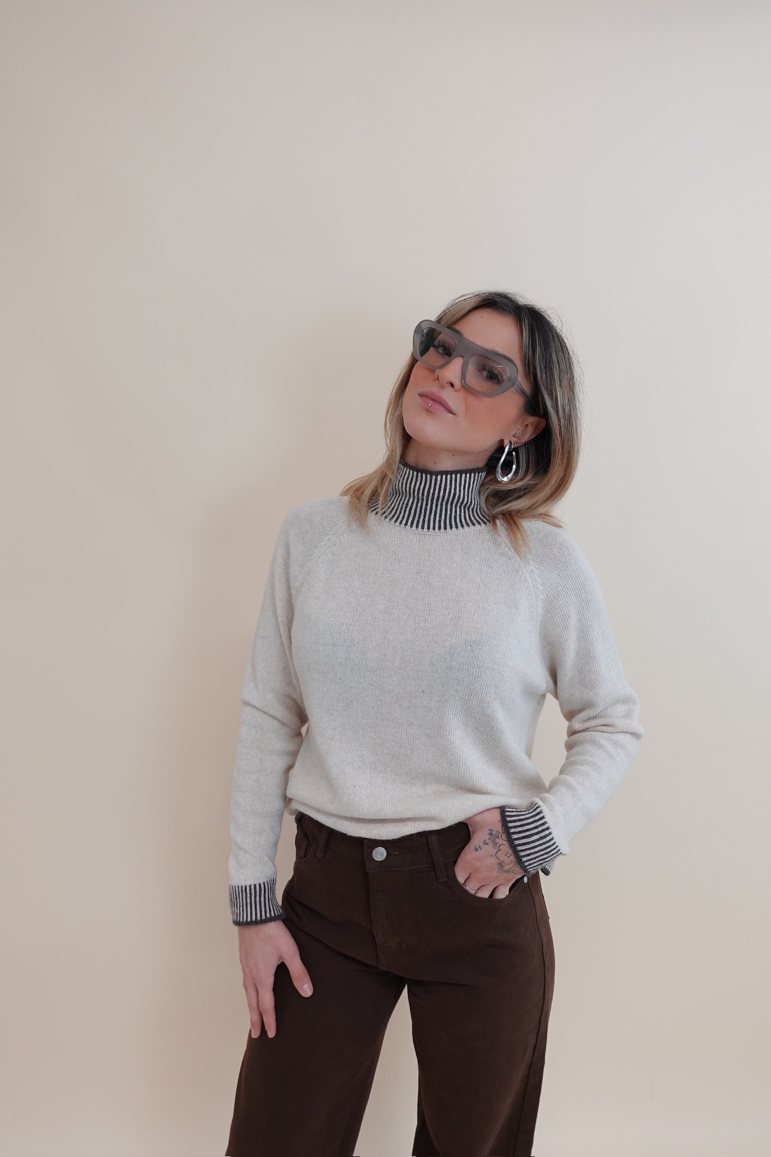 Maglione Campiglio Beige