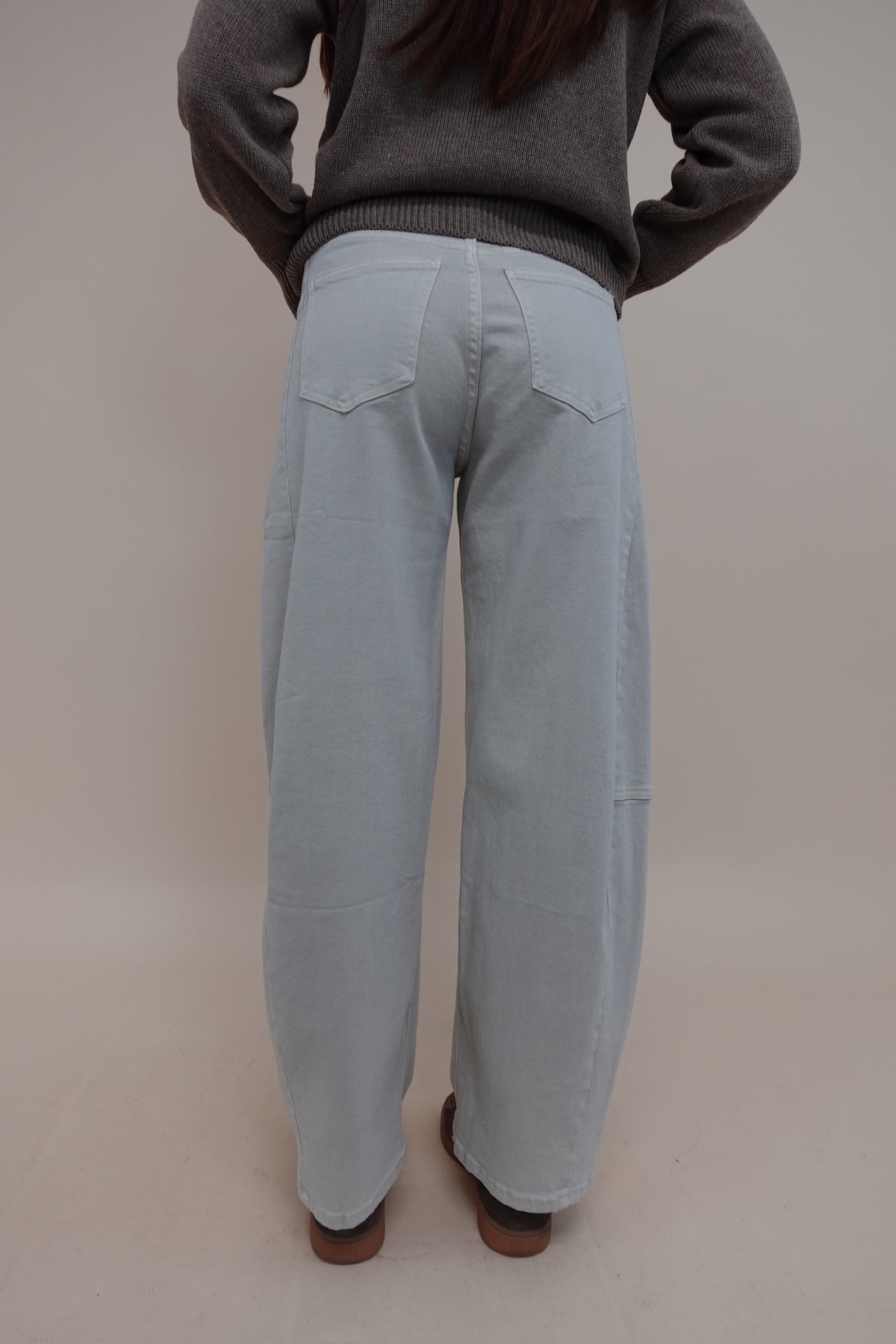 Jeans Balloon Beige