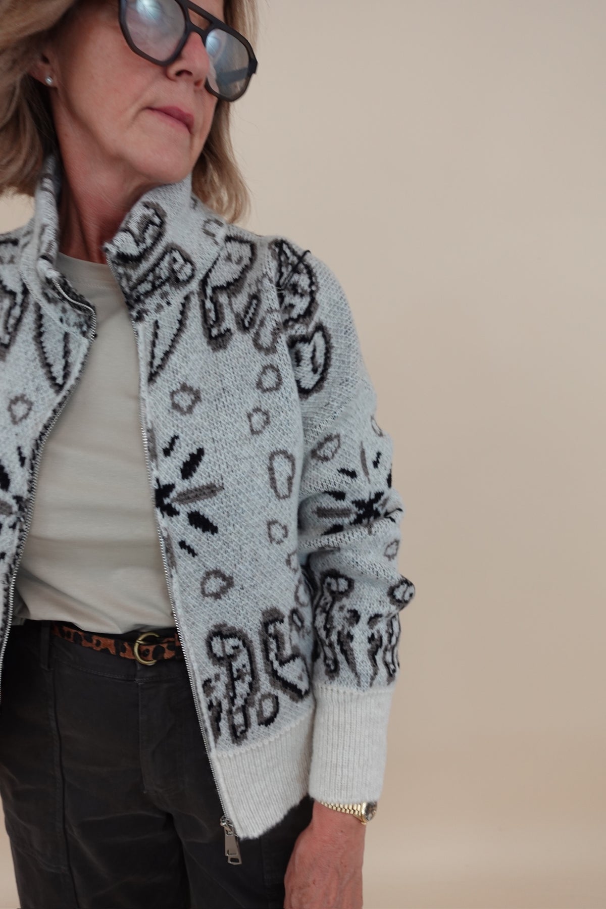 Cardigan Montagna Beige
