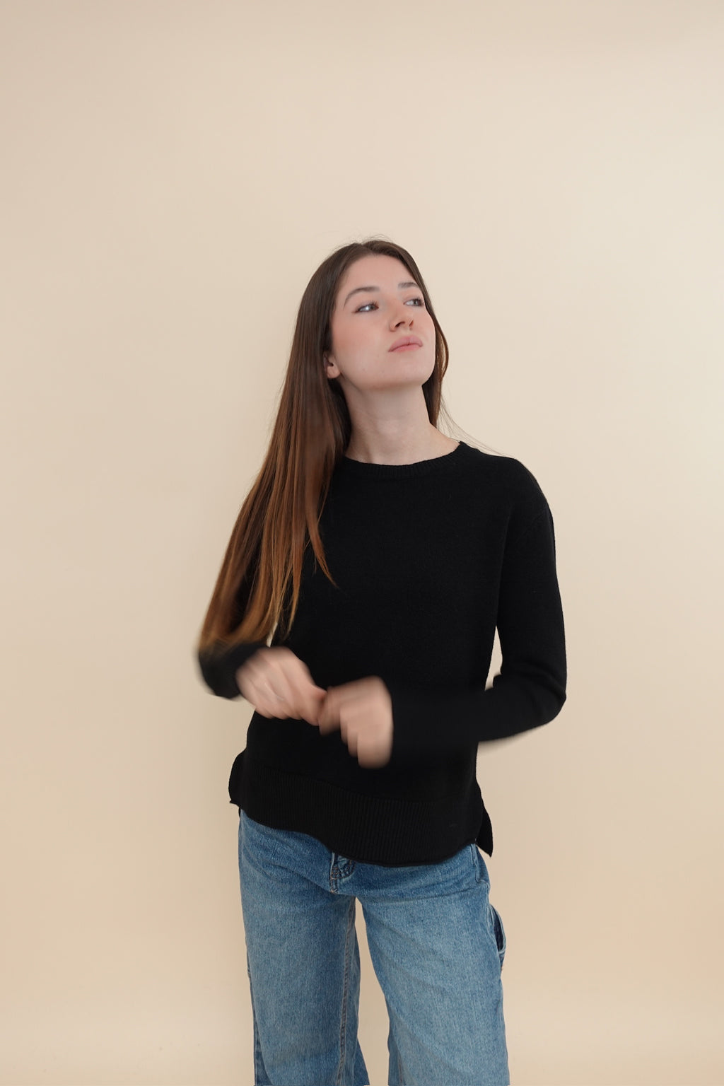 Maglione Margherita Nero