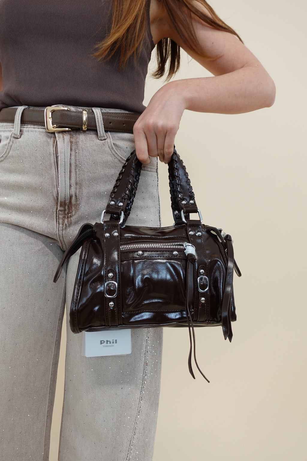 Borsa City Marrone