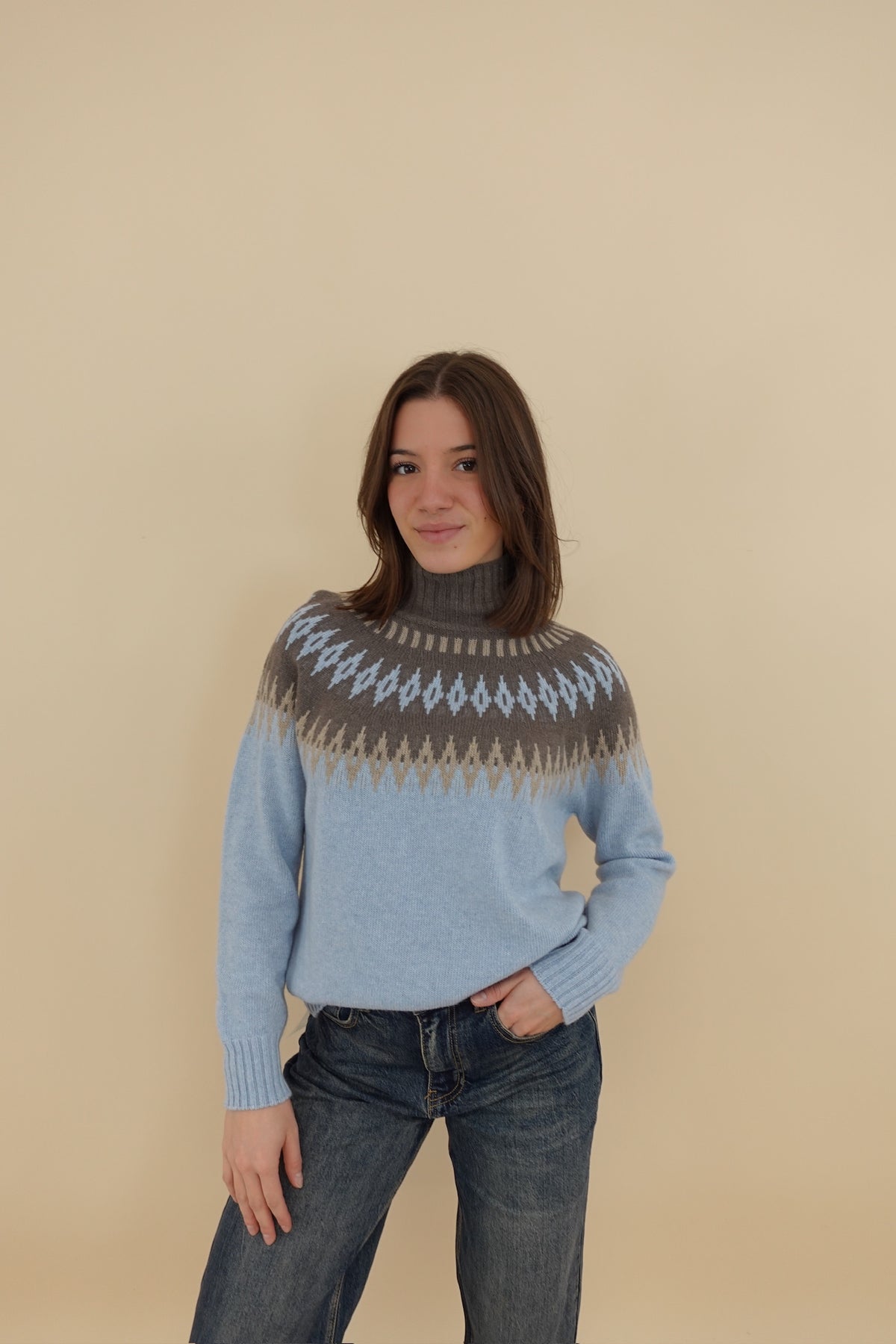 Maglione Livigno Azzurro