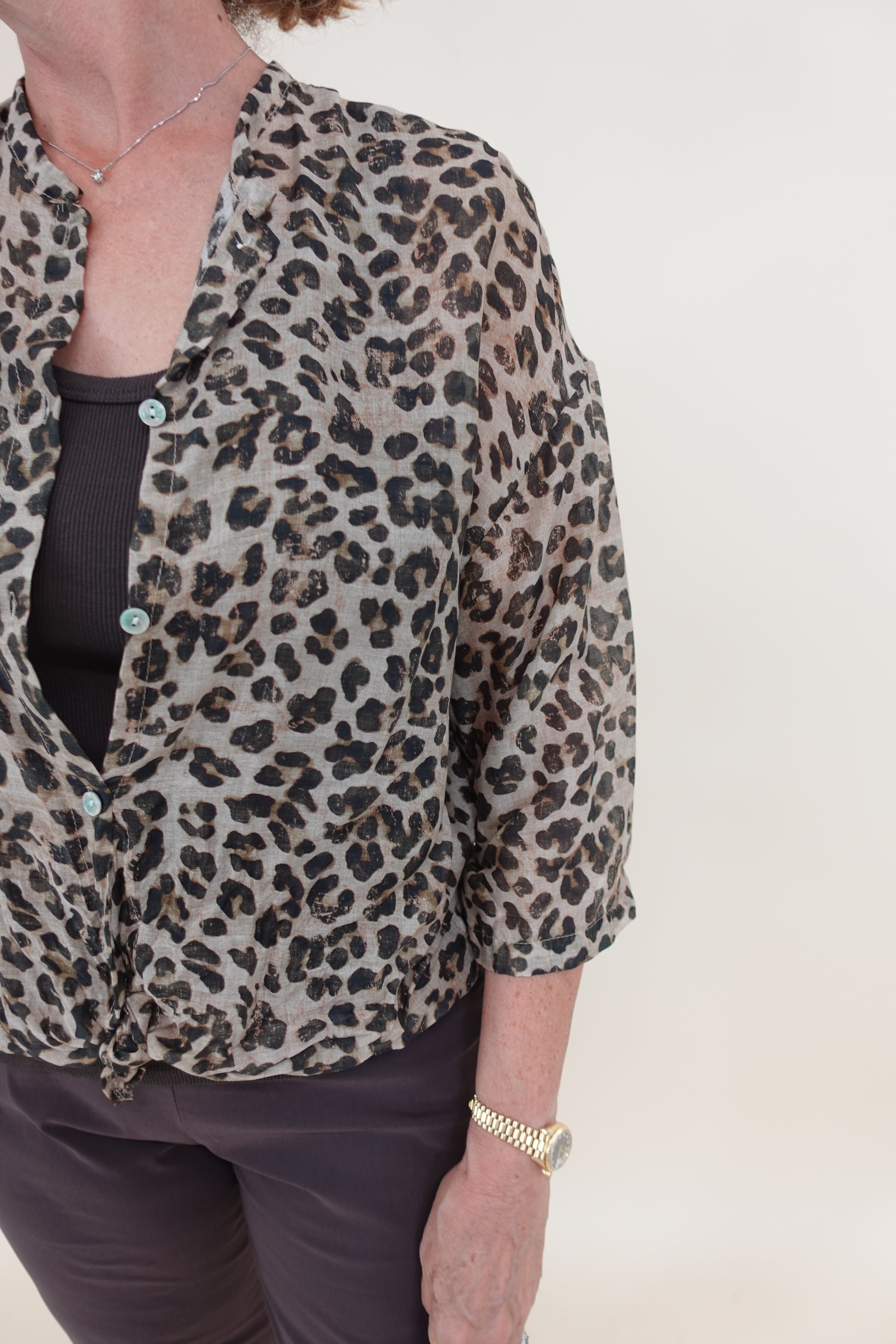 Camicia Leopard
