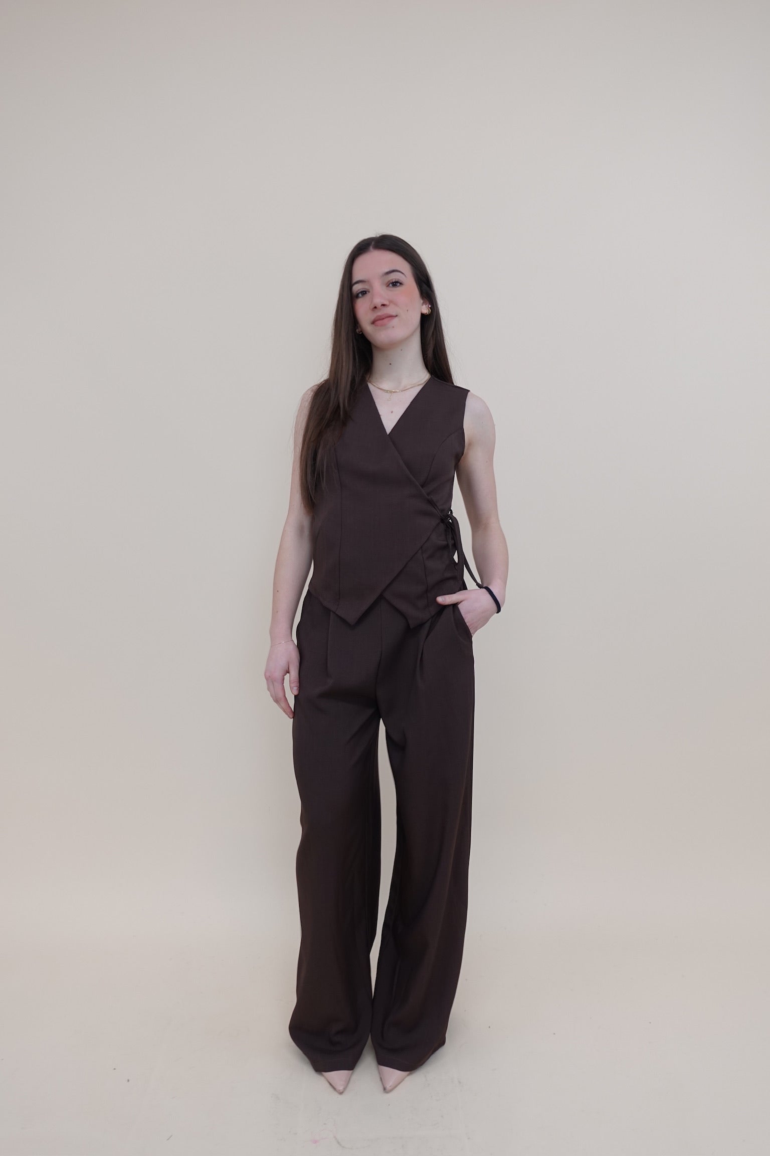 Set Coordinato Egitto Marrone