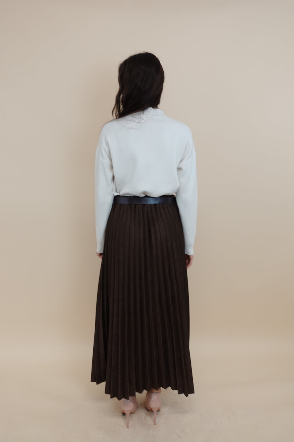 Gonna Plissè Brown