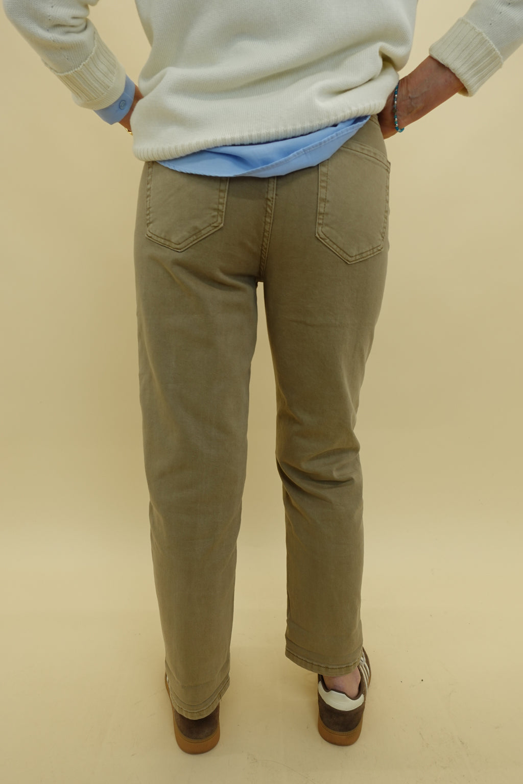 Jeans Momfit Cammello