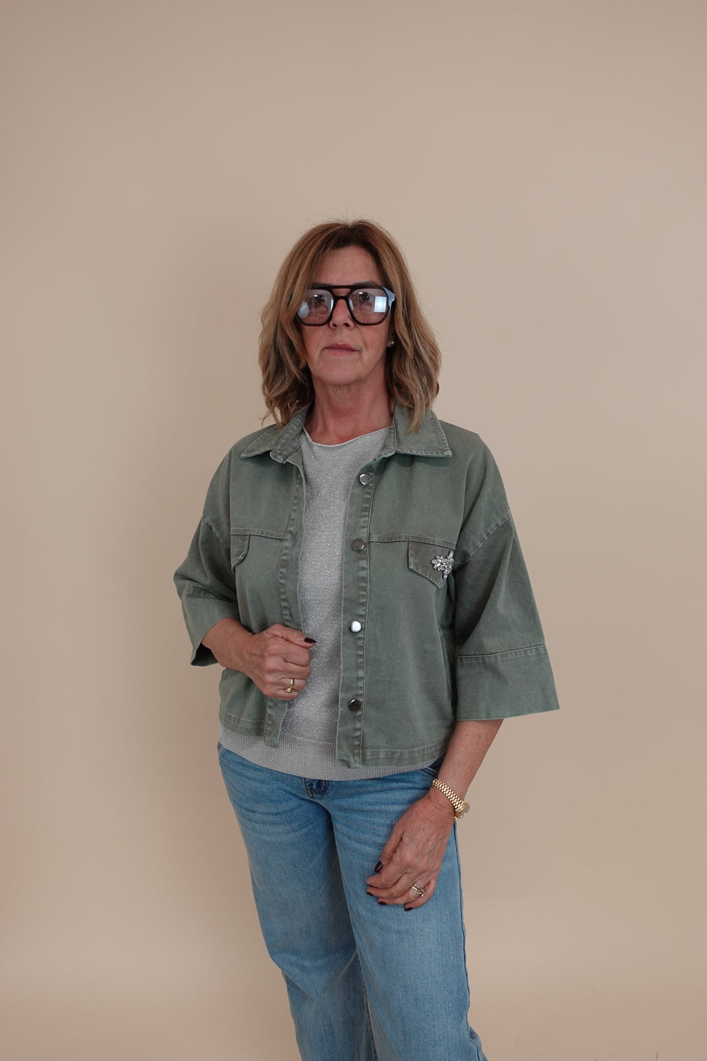 Giacca Shine Verde