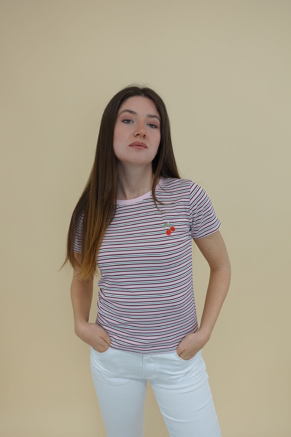 T- Shirt Cherry Rosa