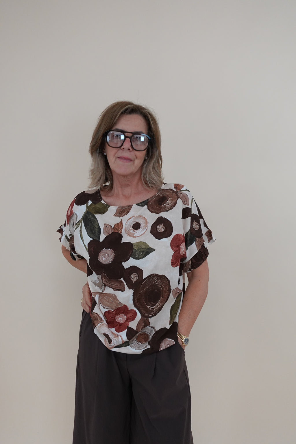Camicia Giorgia Marrone