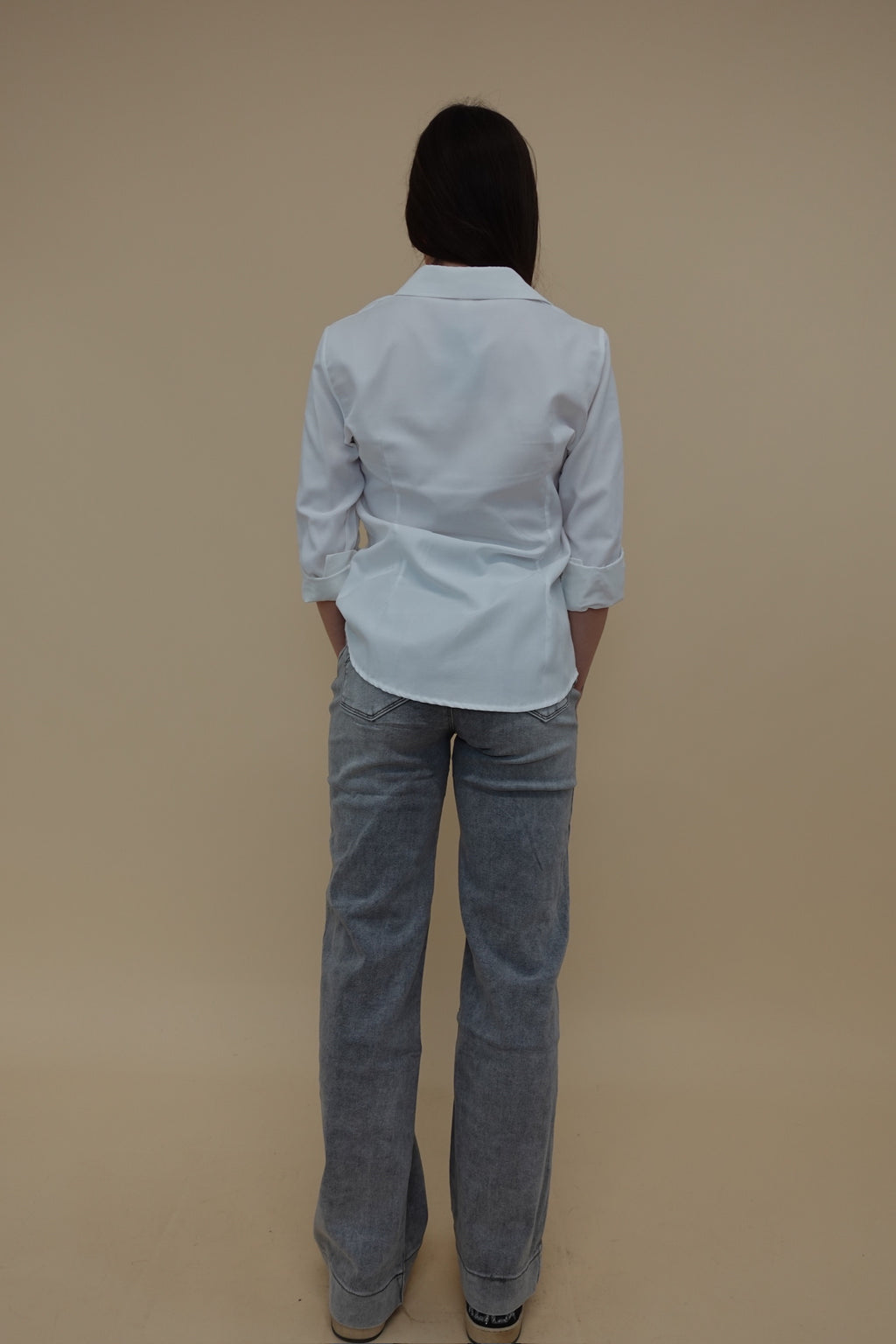 Jeans Palazzo Grigio