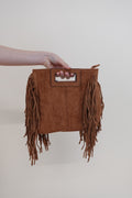 Borsa Frange Cammello