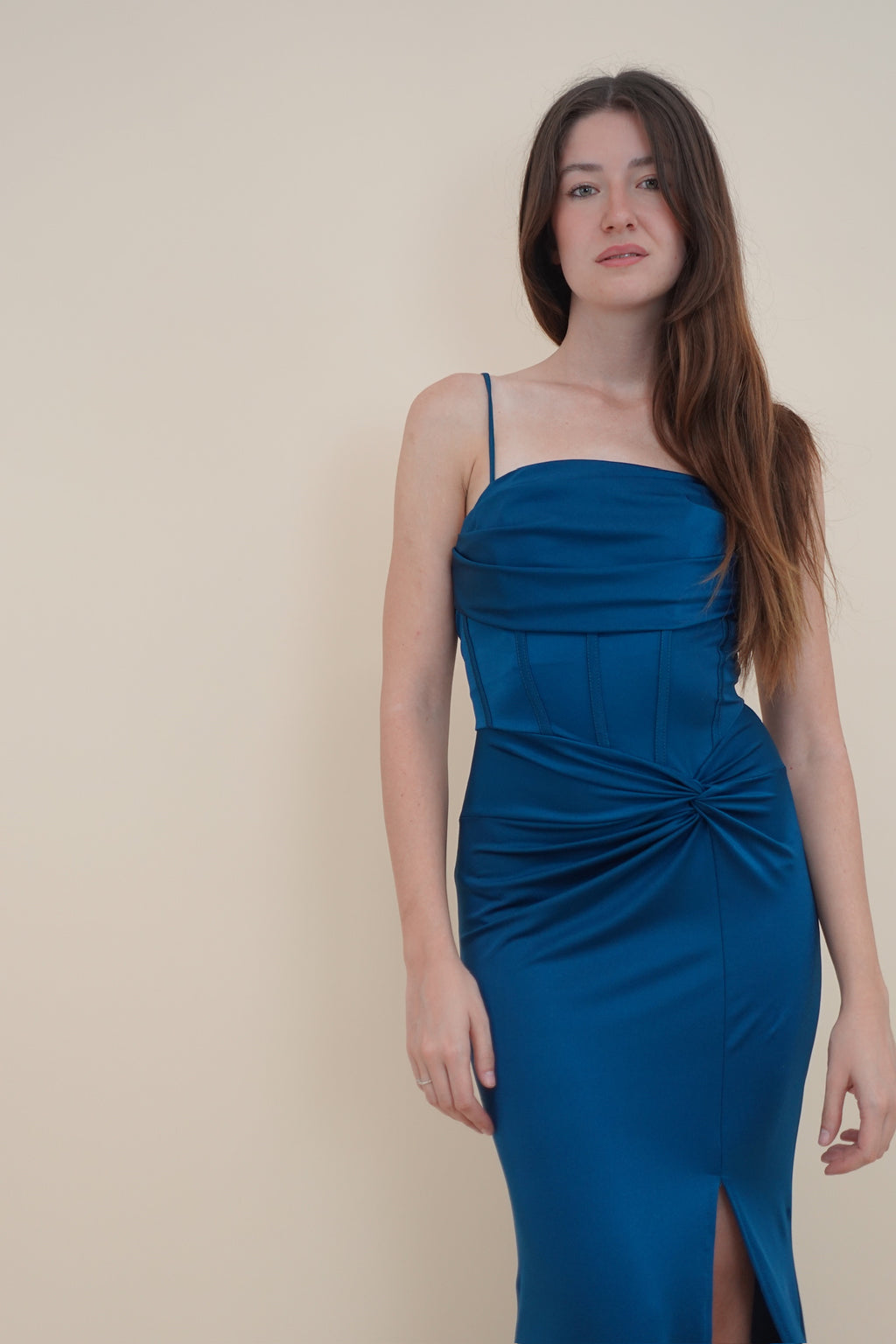 Abito Aurora Petrolio