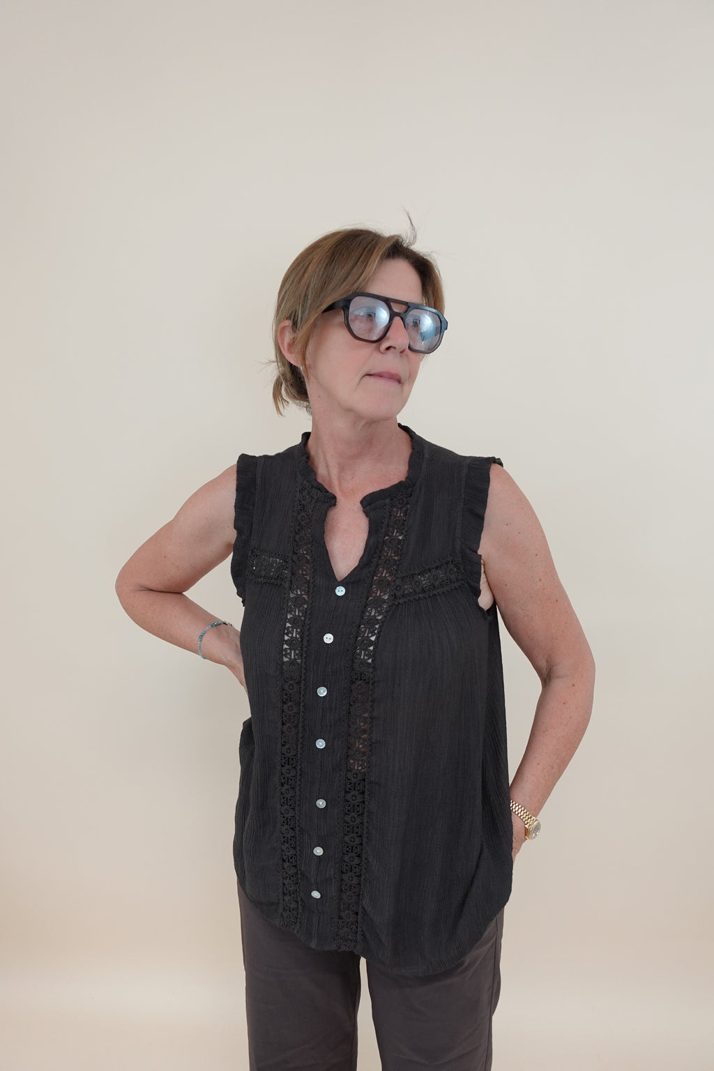 Camicia Ornella Marrone