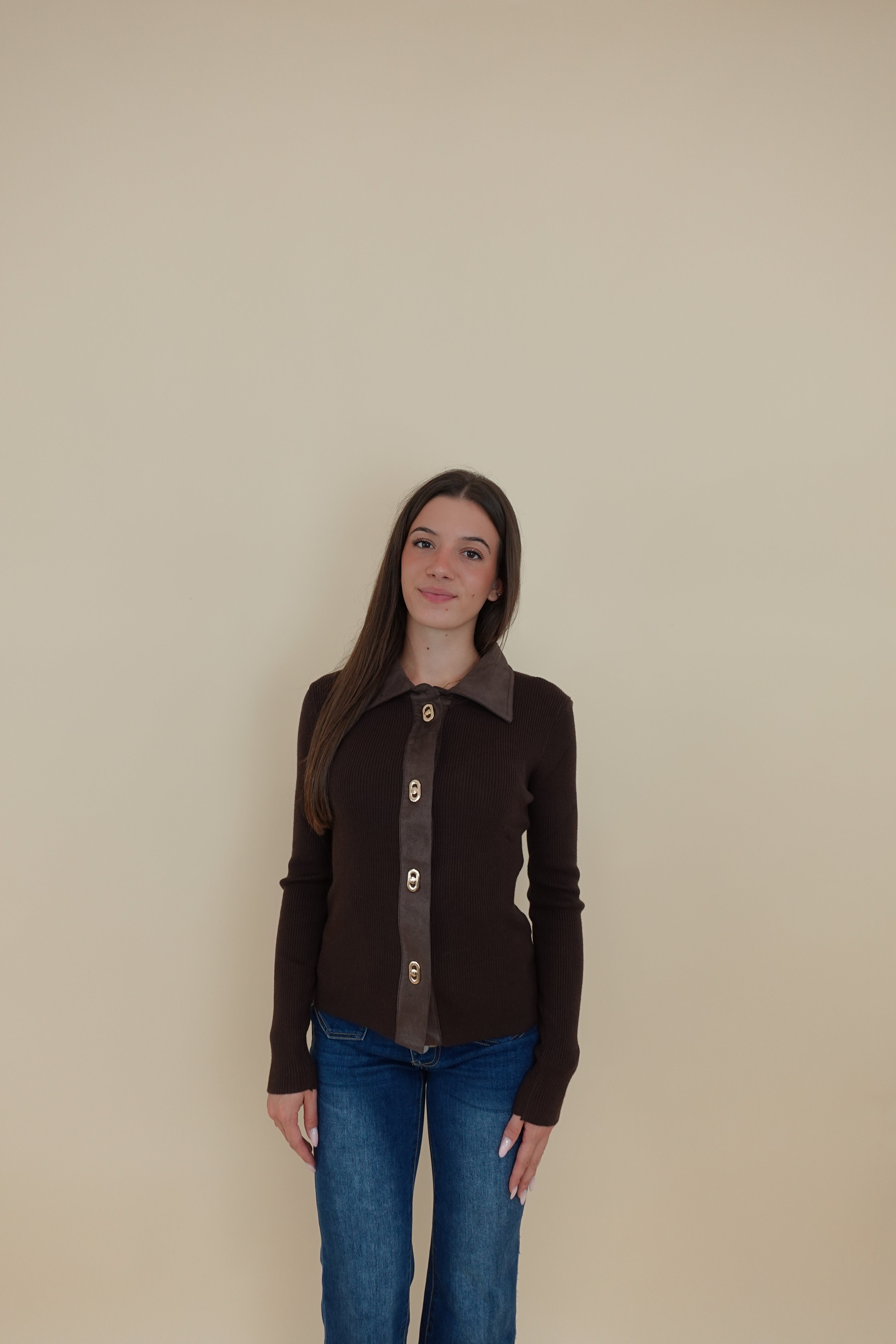 Maglia Alice marrone