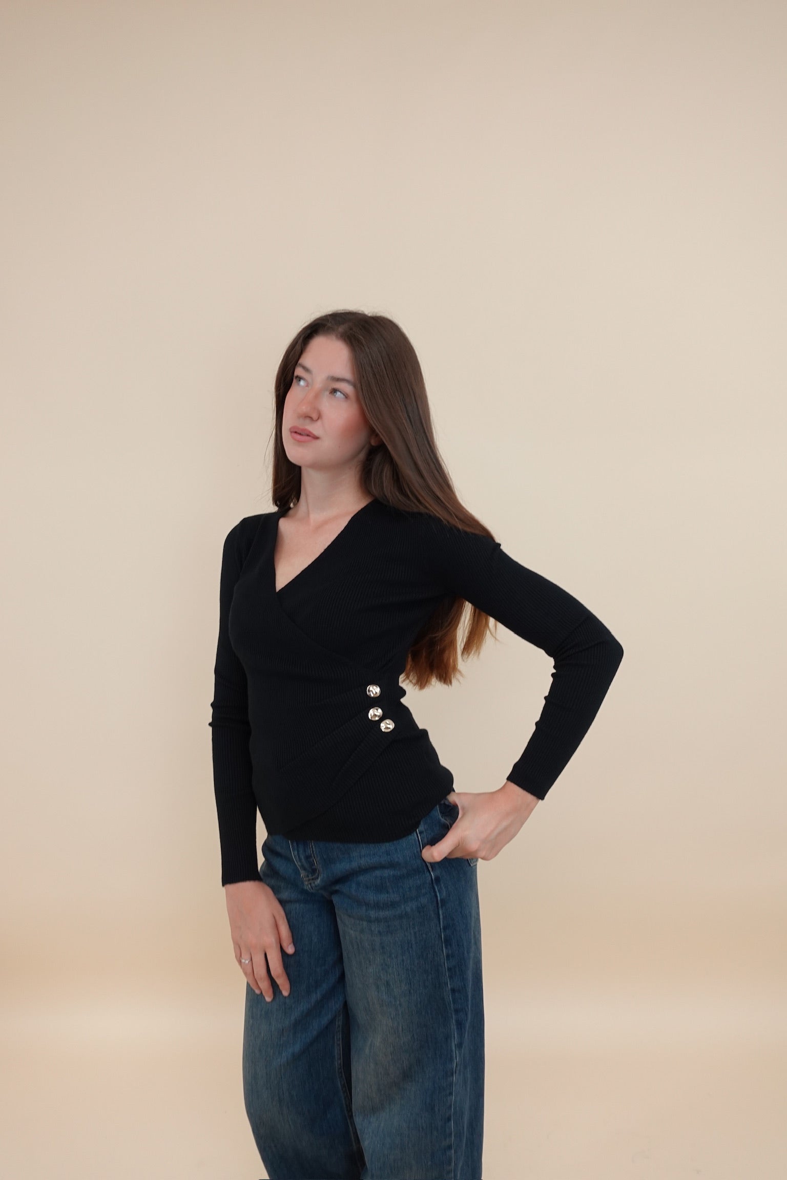 Maglioncino Elisabetta Nero