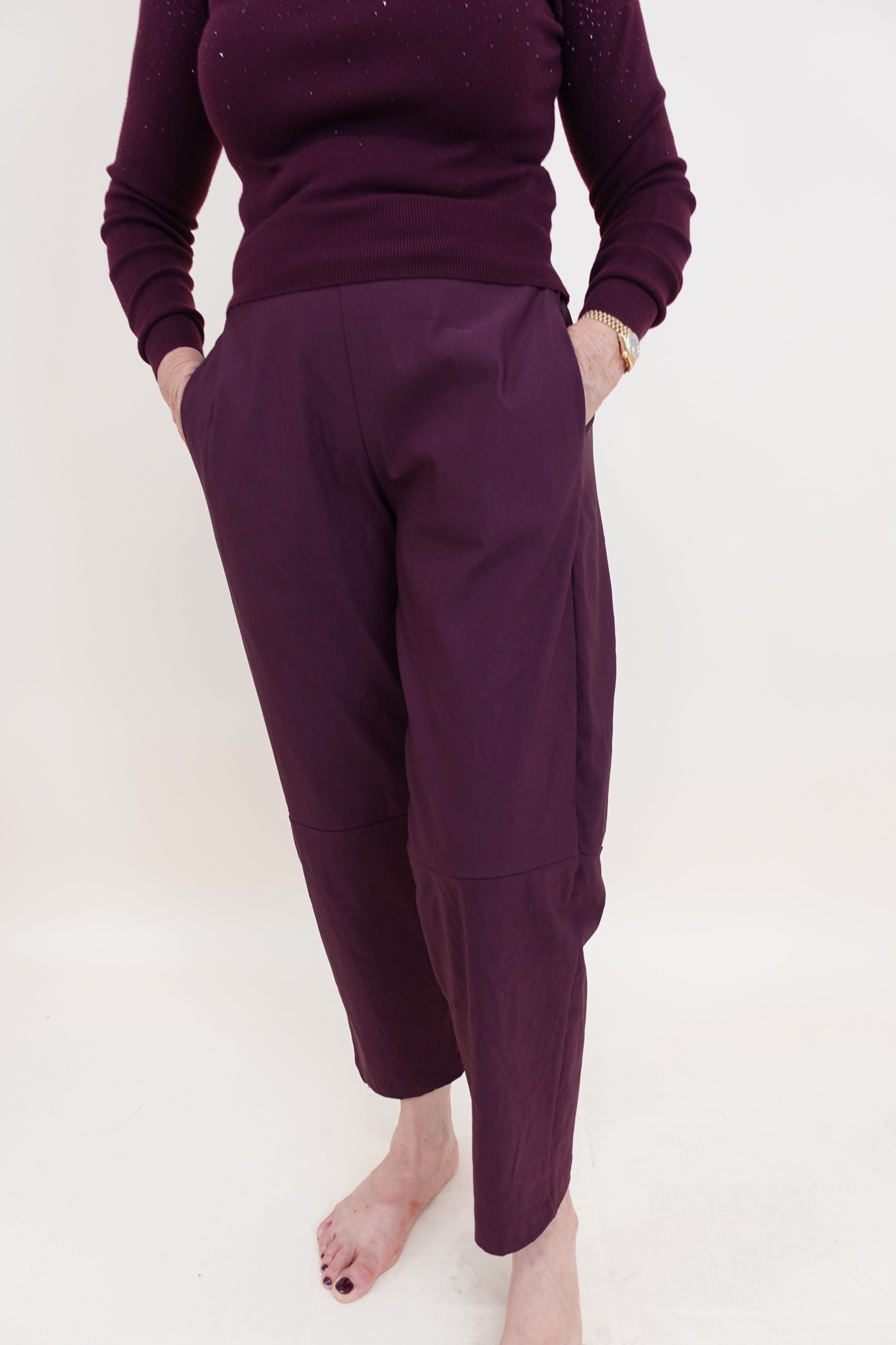 Pantalone caterina bordeaux