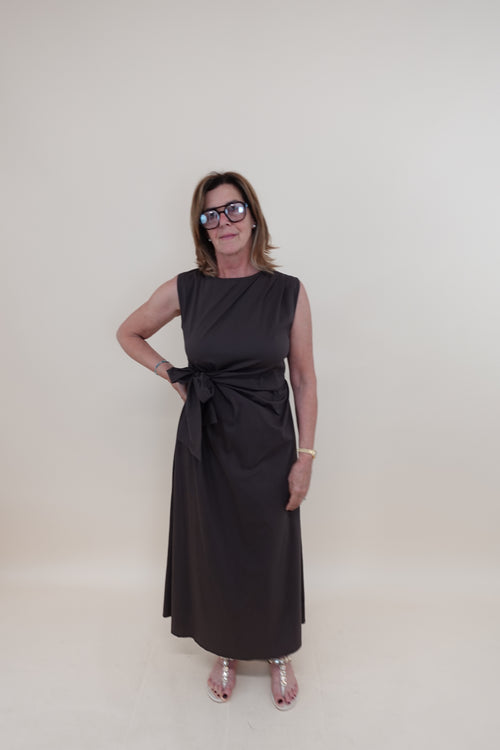 Abito Sabrina Marrone