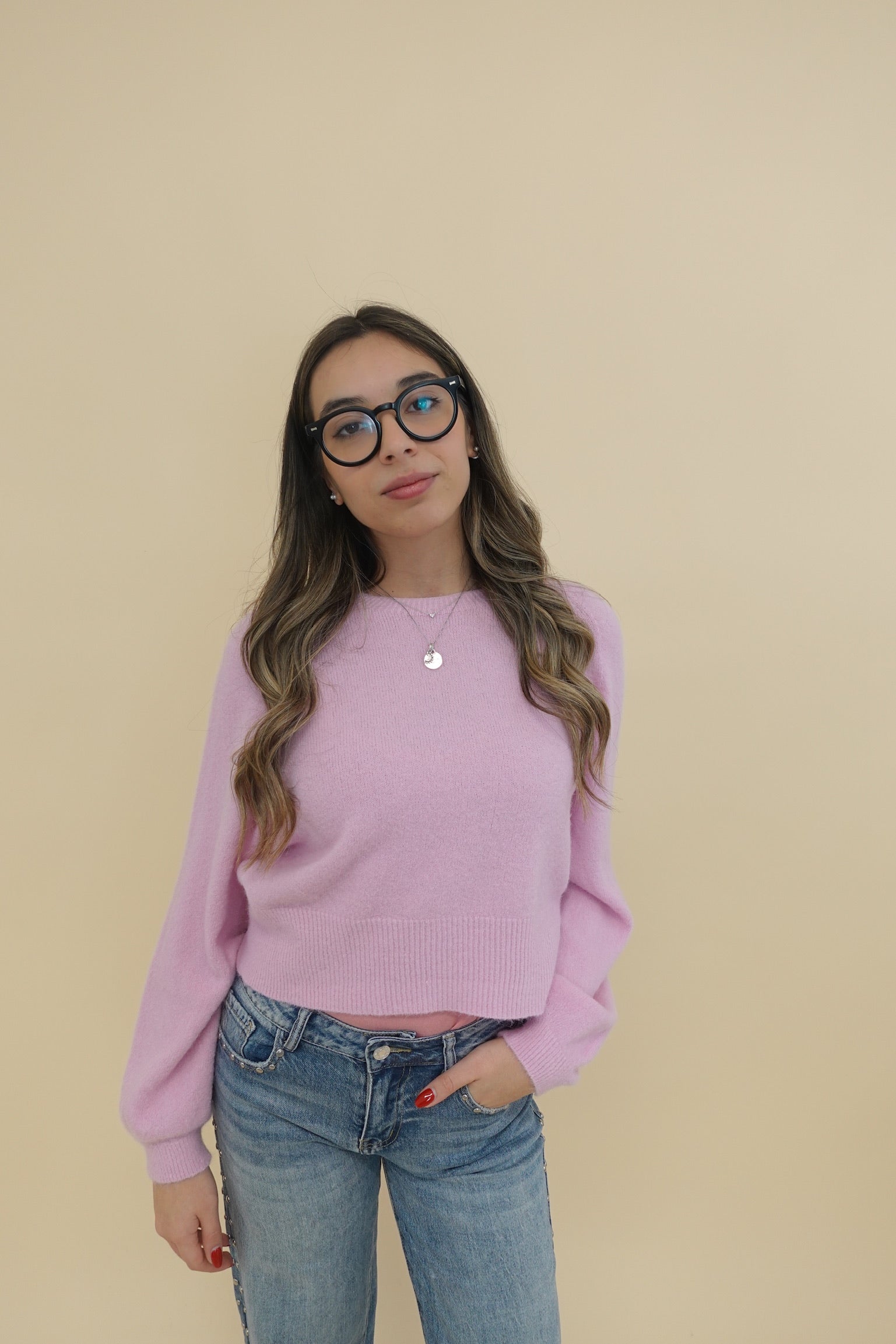 Maglione Vanessa Rosa