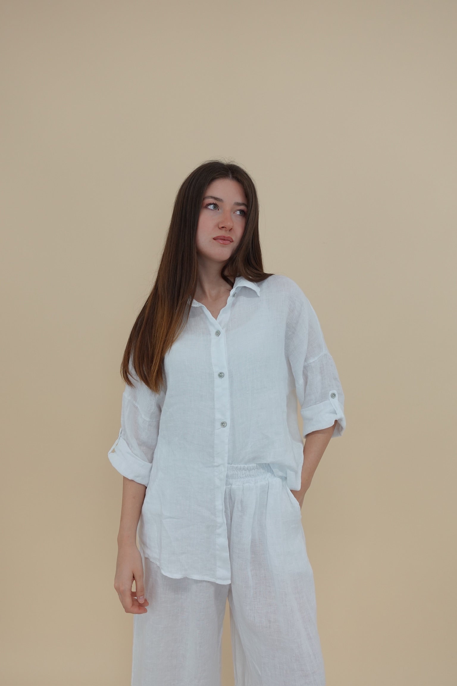 Camicia Grecia Bianca