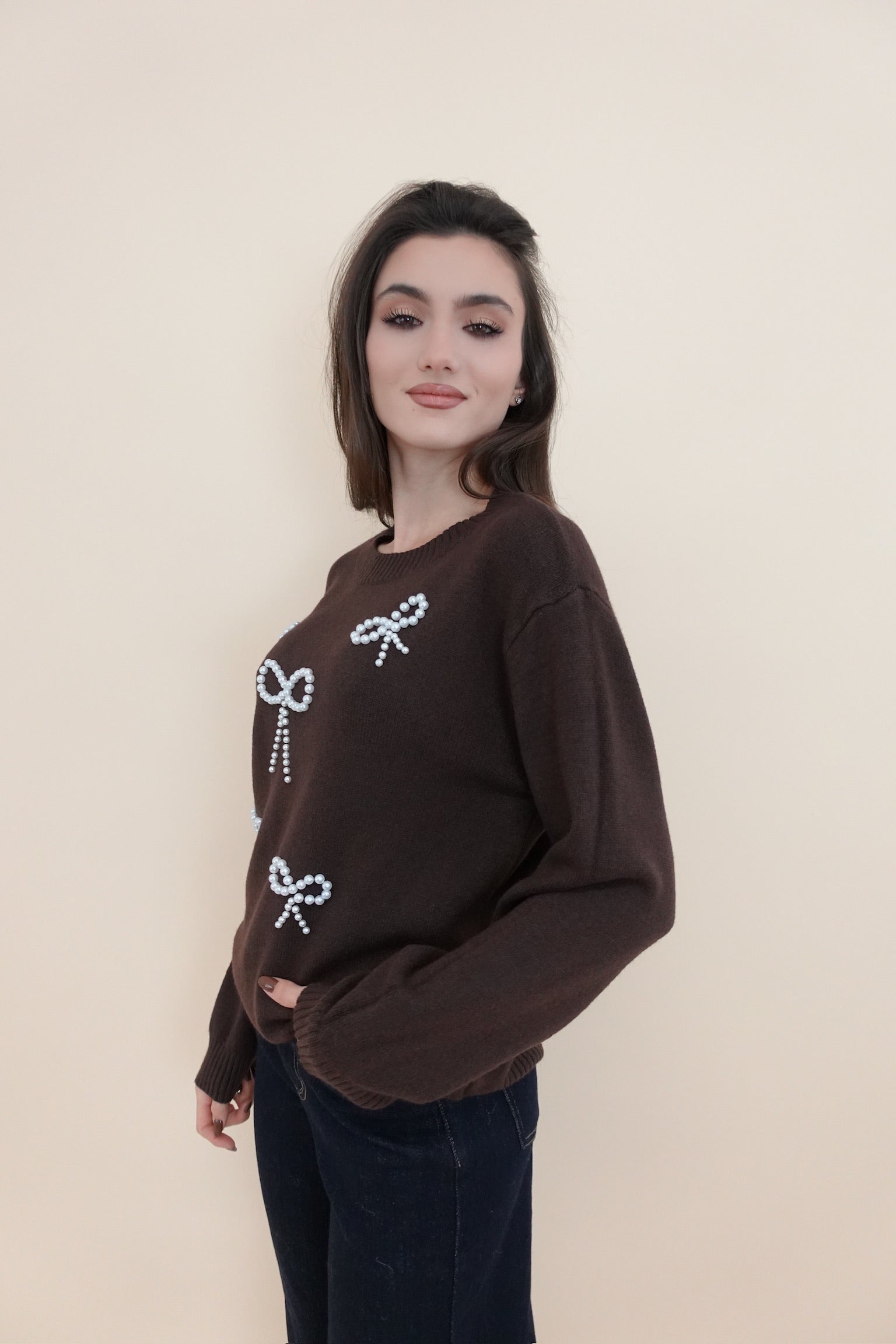 Maglione Grazia Marrone