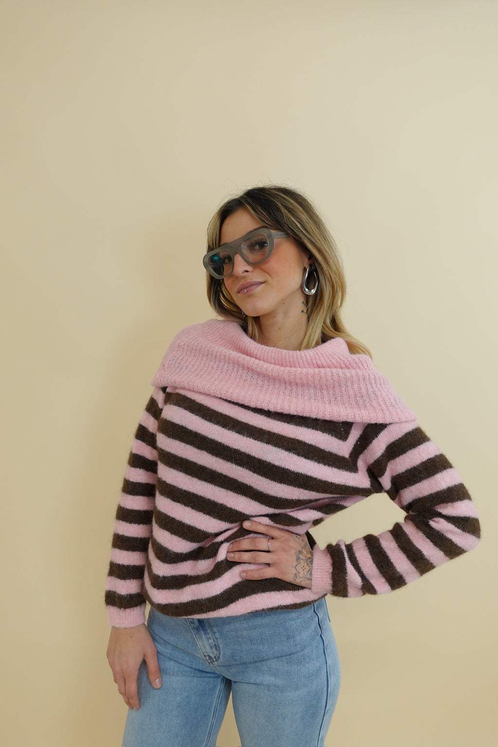 Maglione Lucrezia Rosa